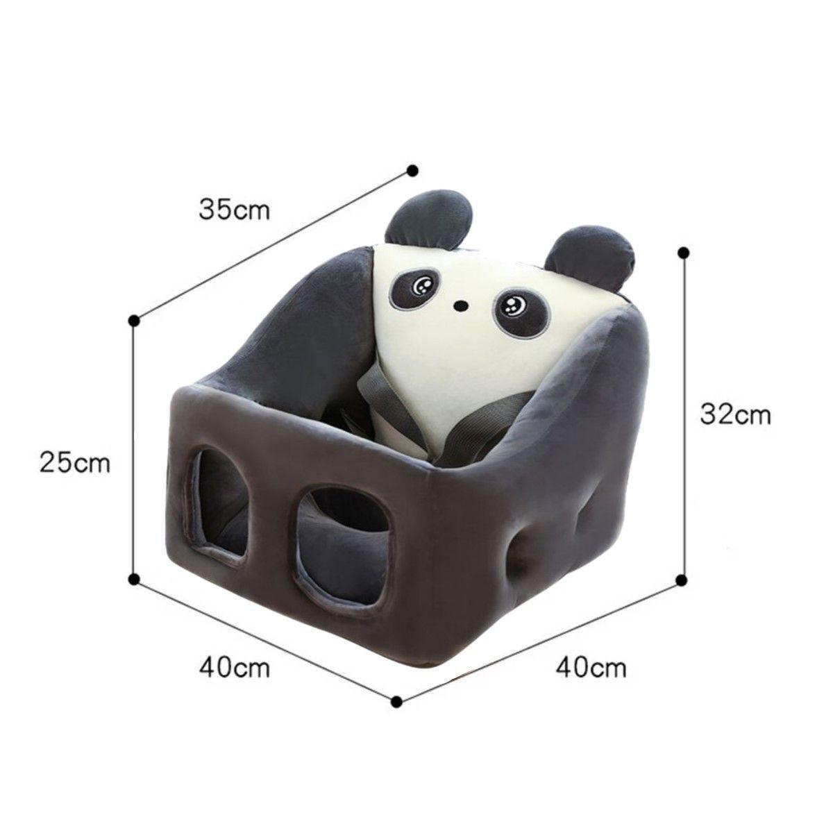 Asiento Bebé Cuadrado Cojín De Seguridad y Apoyo Panda-1