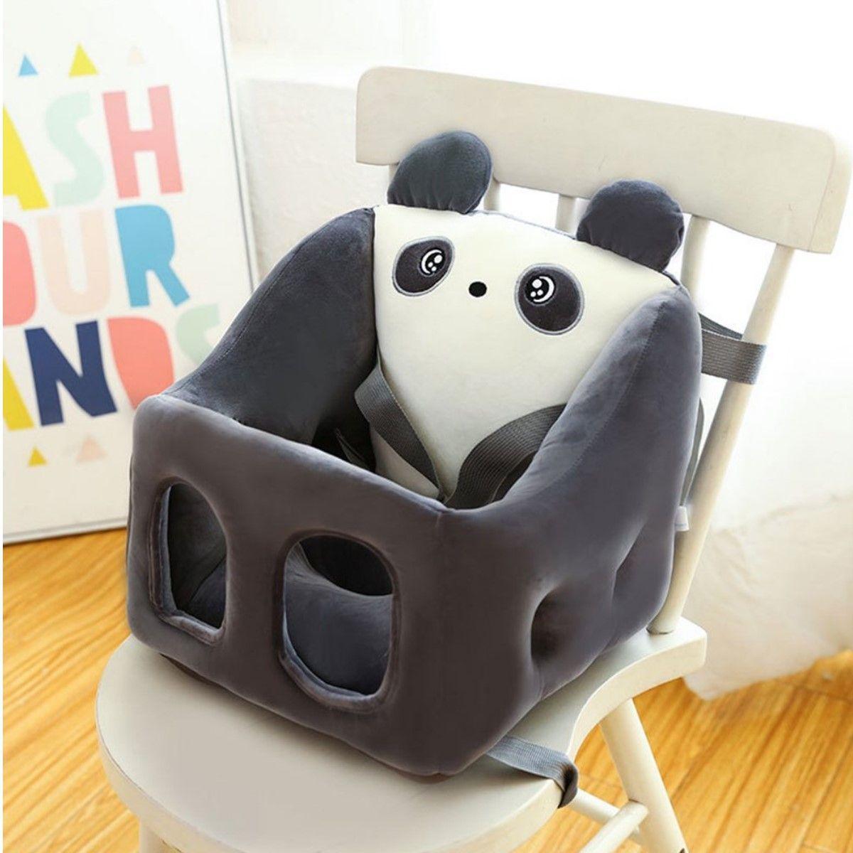 Asiento Bebé Cuadrado Cojín De Seguridad y Apoyo Panda-3