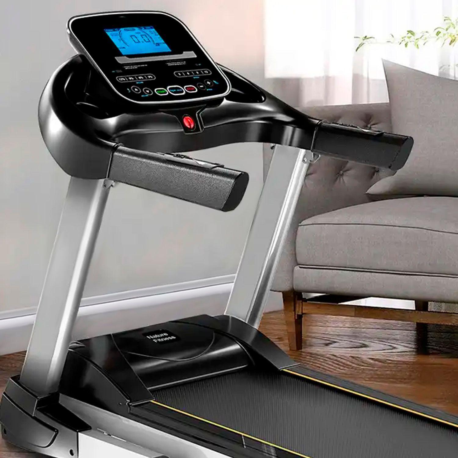 Trotadora K11 Inclinación automática plegable + Mancuernas 10 KG-3