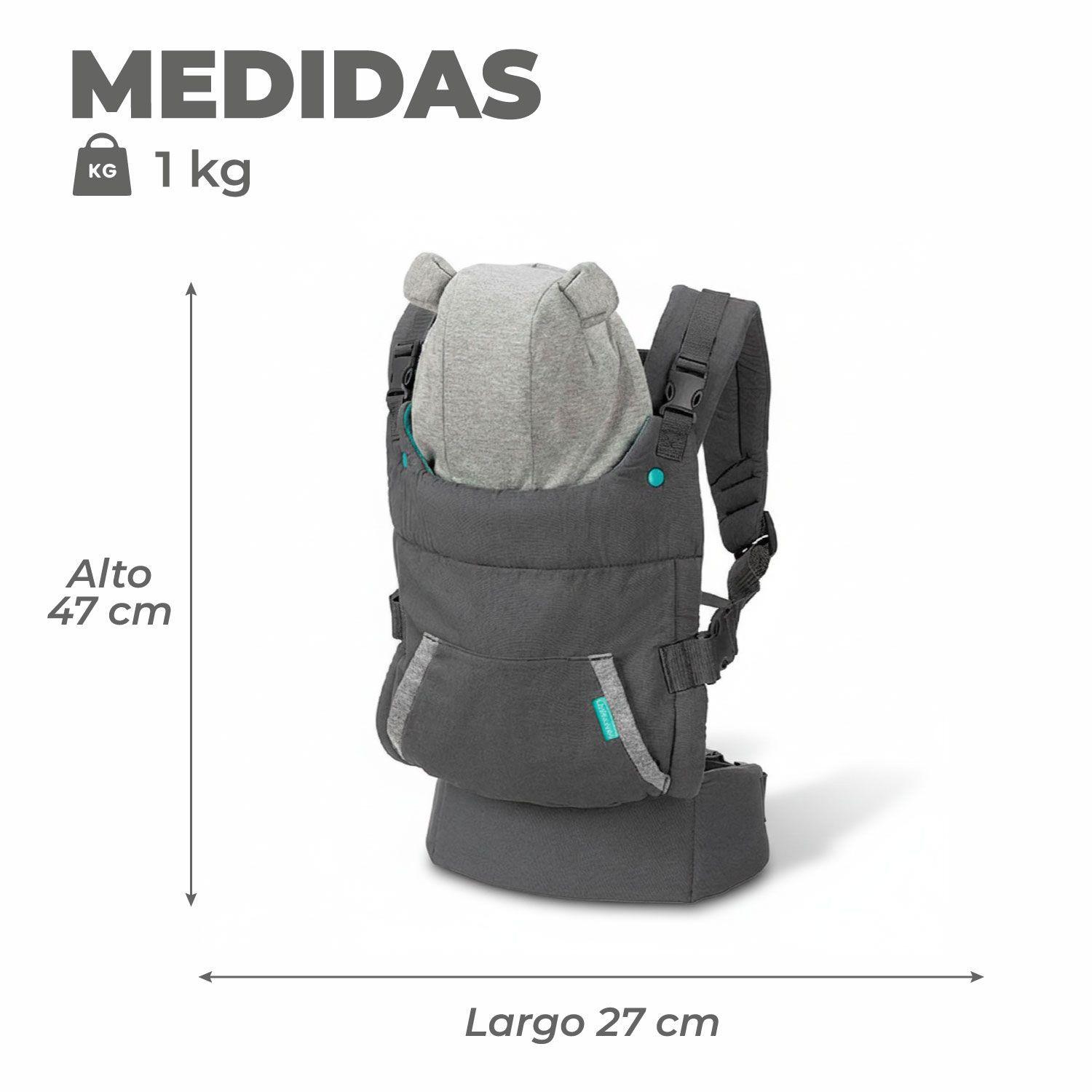 Portabebe Ergonomico Osito Con Gorrito-2