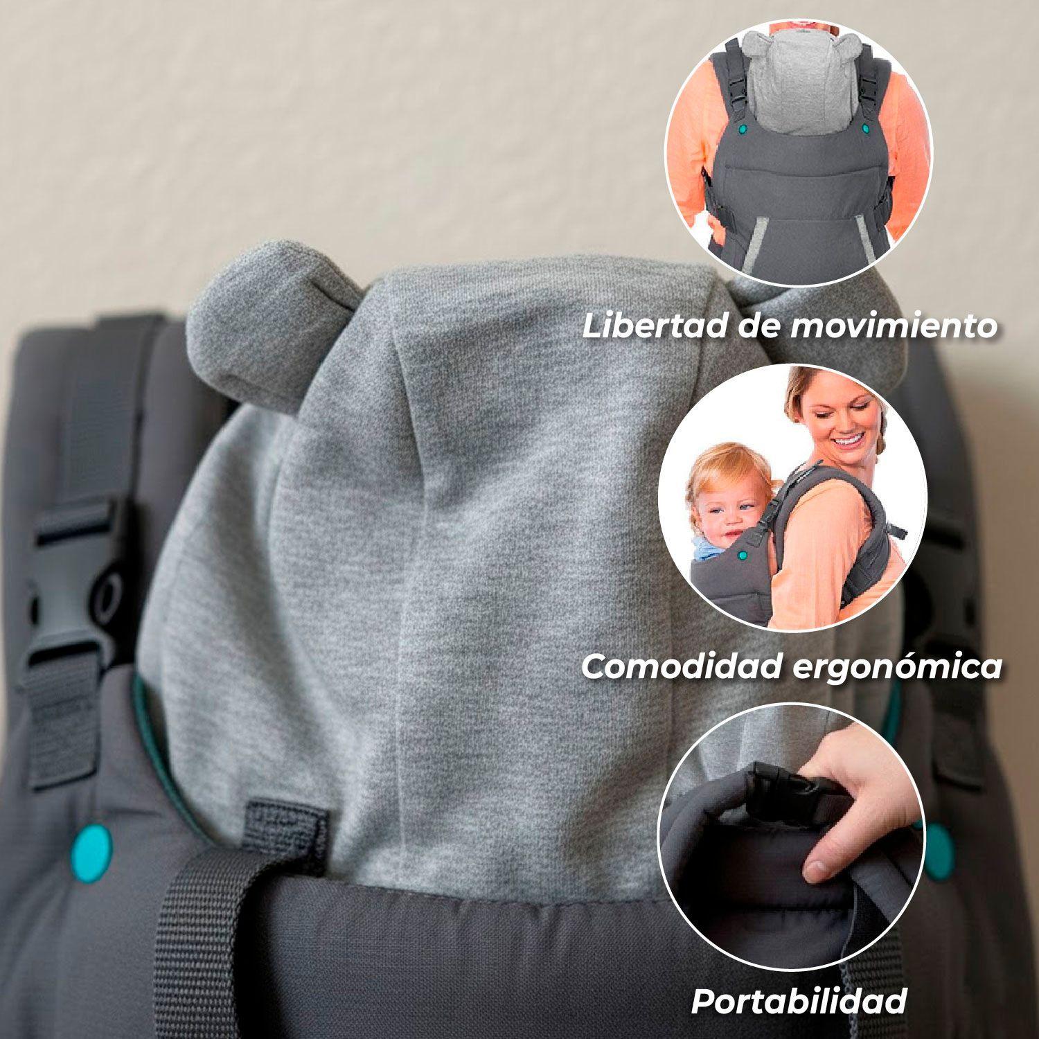 Portabebe Ergonomico Osito Con Gorrito-3