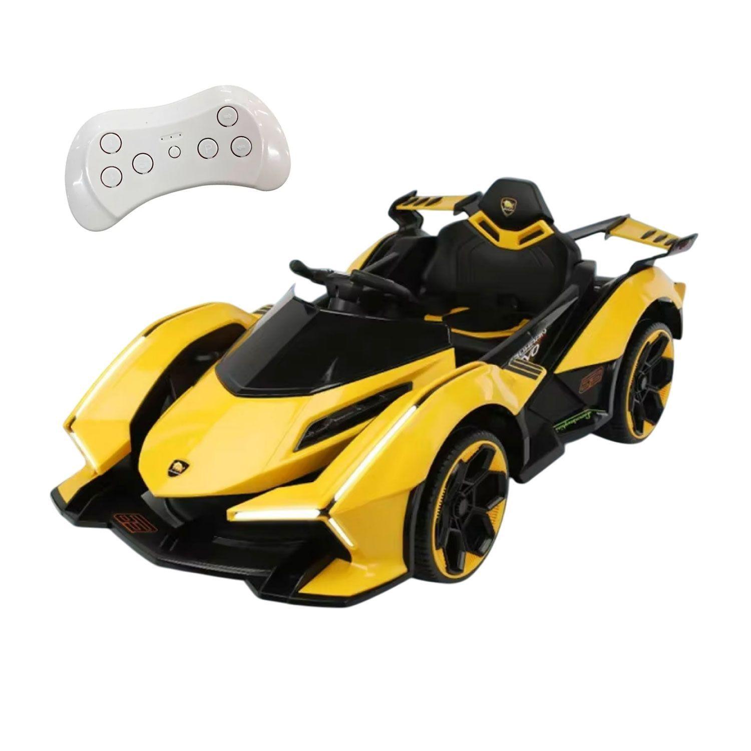 Auto Electrico para Niños Con Control Remoto Luces y Sonido-0