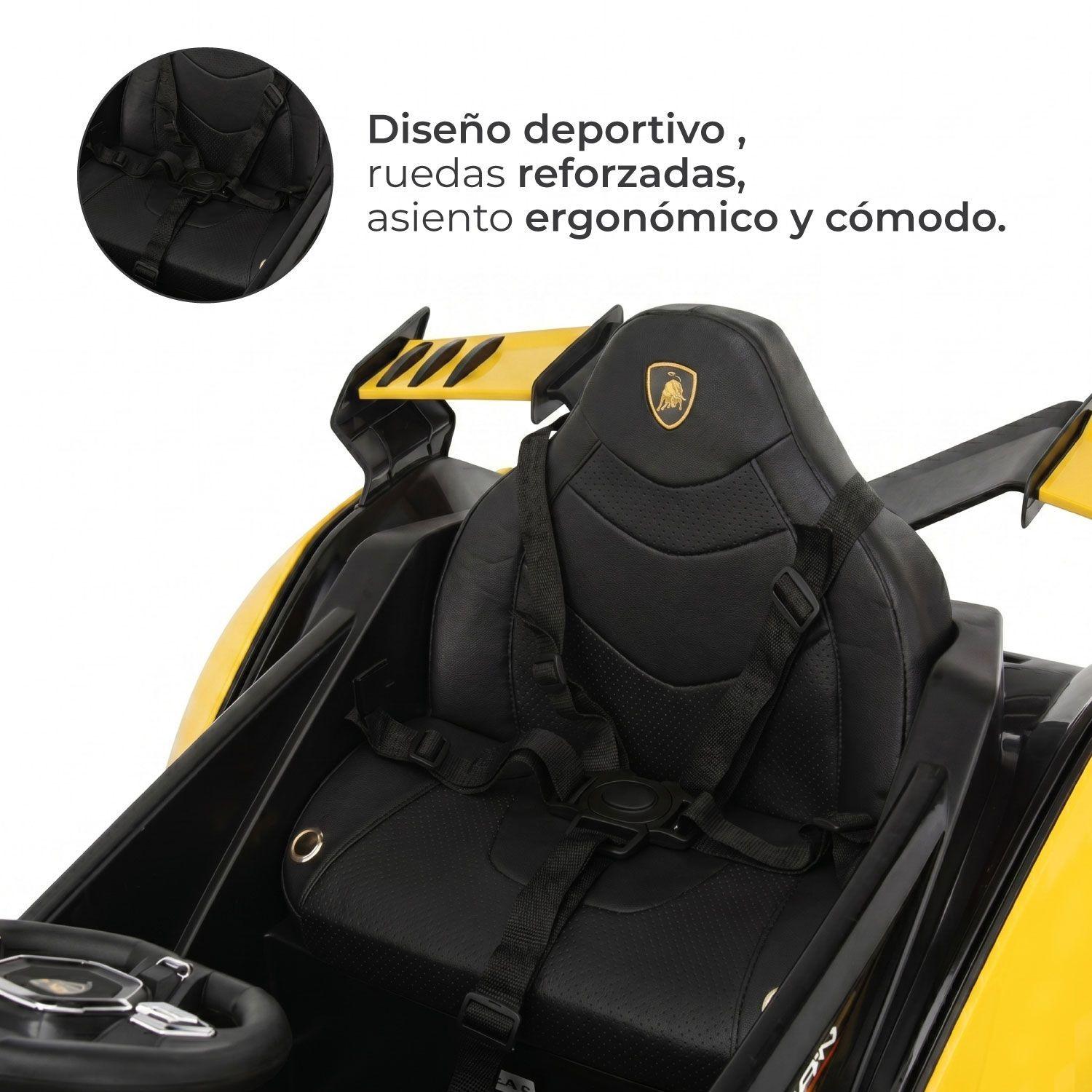 Auto Electrico para Niños Con Control Remoto Luces y Sonido-1