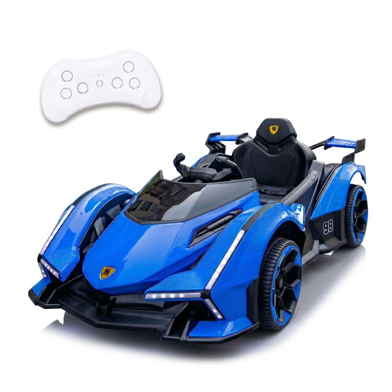 Auto Electrico para Niños Con Control Remoto Luces y Sonido-0