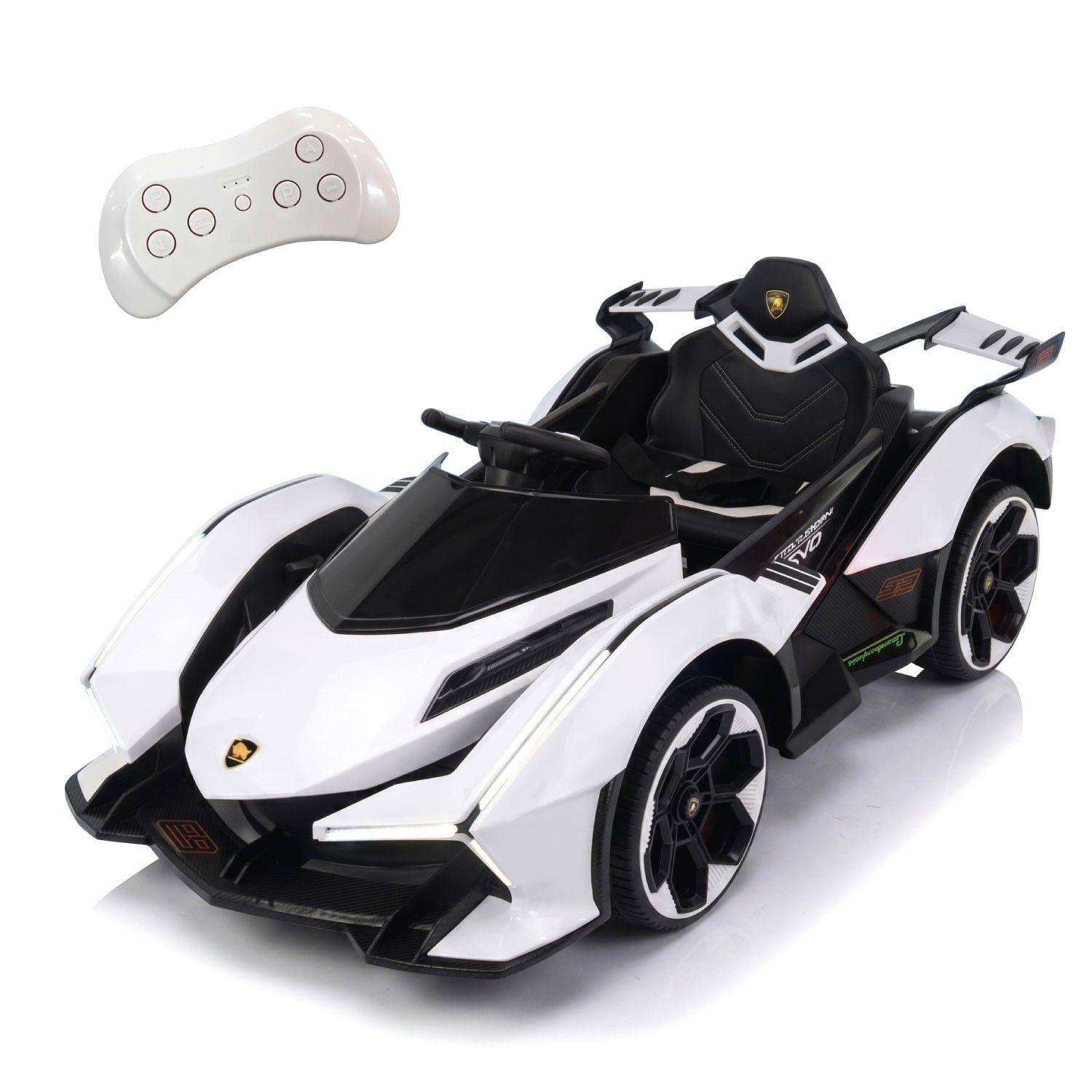 Auto Electrico para Niños Con Control Remoto Luces y Sonido-0