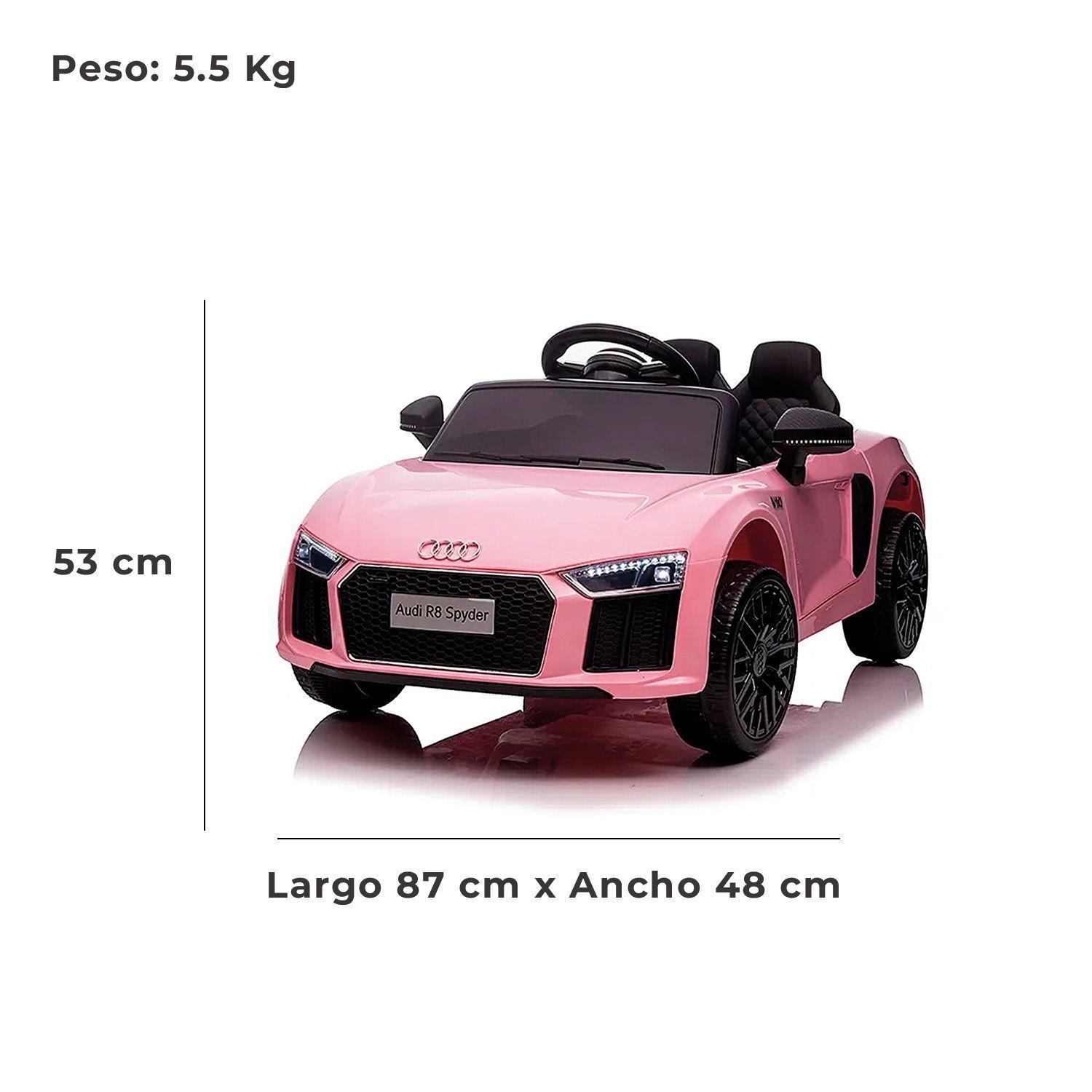 Auto Electrico Deportivo Niños Con Control Luces y Sonido V10-1
