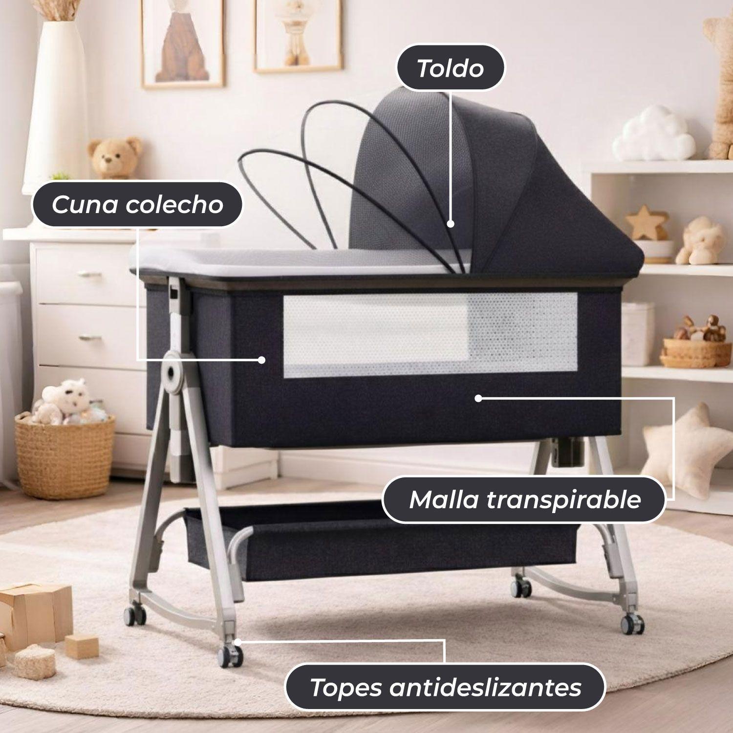 Cuna Colecho Moises Bebe Mecedora 6 Alturas  Safe&soft-4