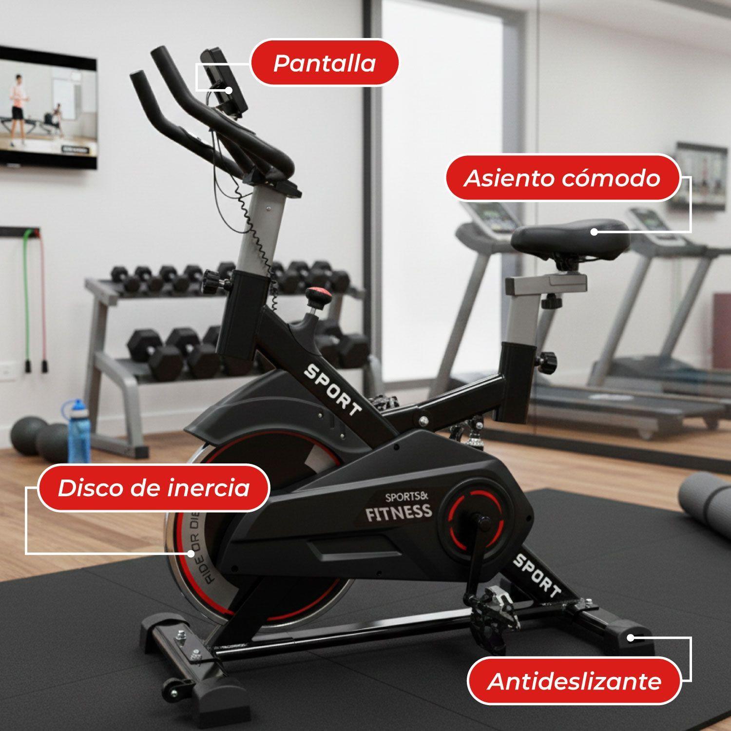 Bicicleta Spinning Profesional Q4 con Monitor.-5