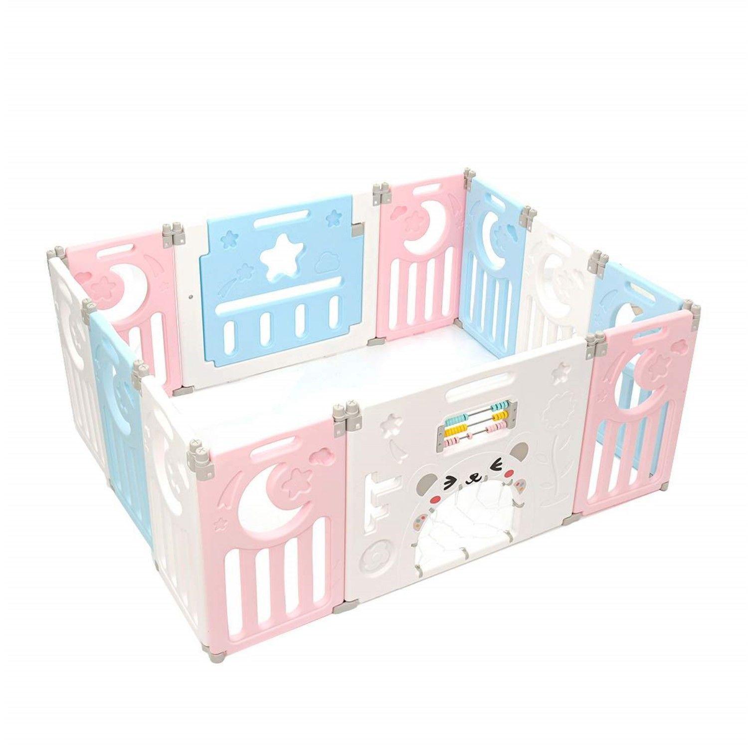 Corral de Seguridad Bebe Multiformas 8+2 Plegable Mixto-0