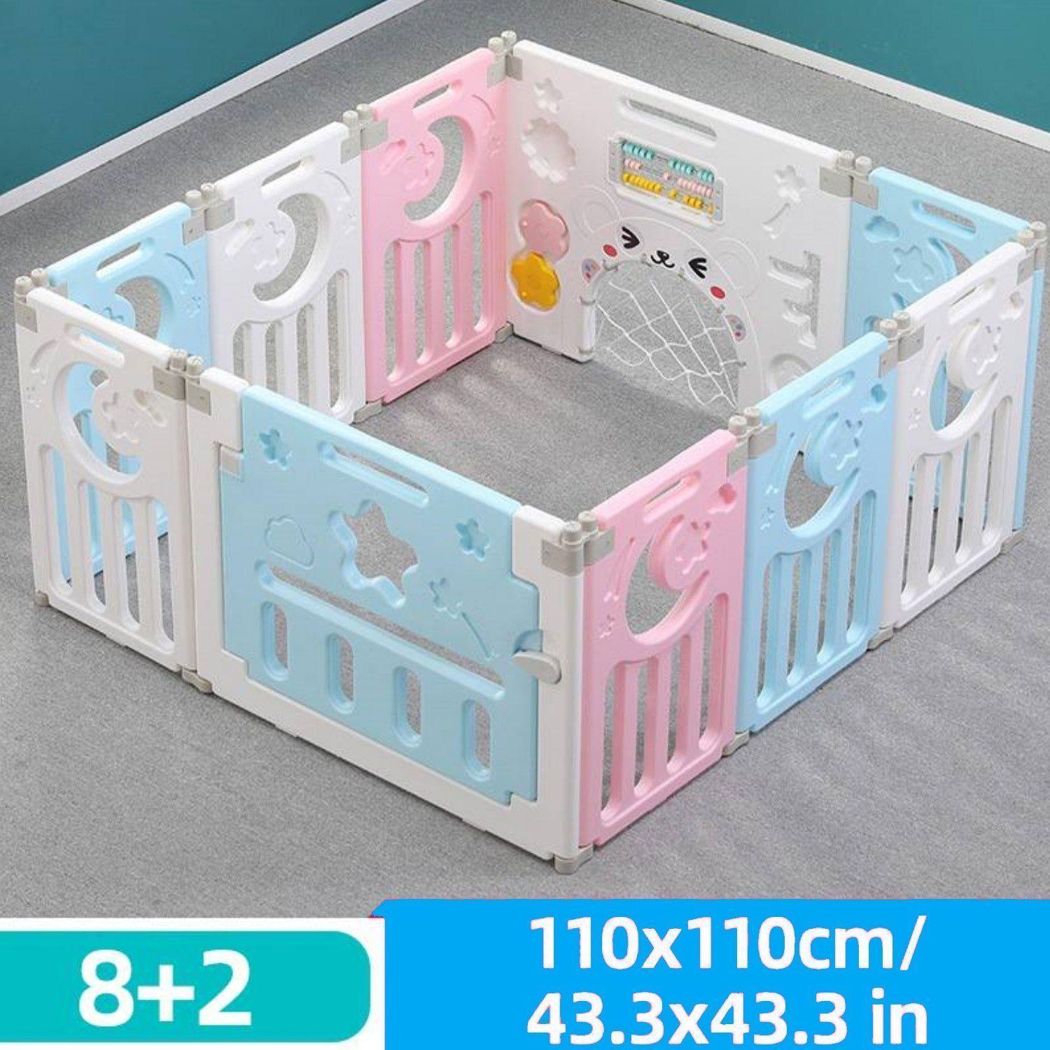 Corral de Seguridad Bebe Multiformas 8+2 Plegable Mixto-2