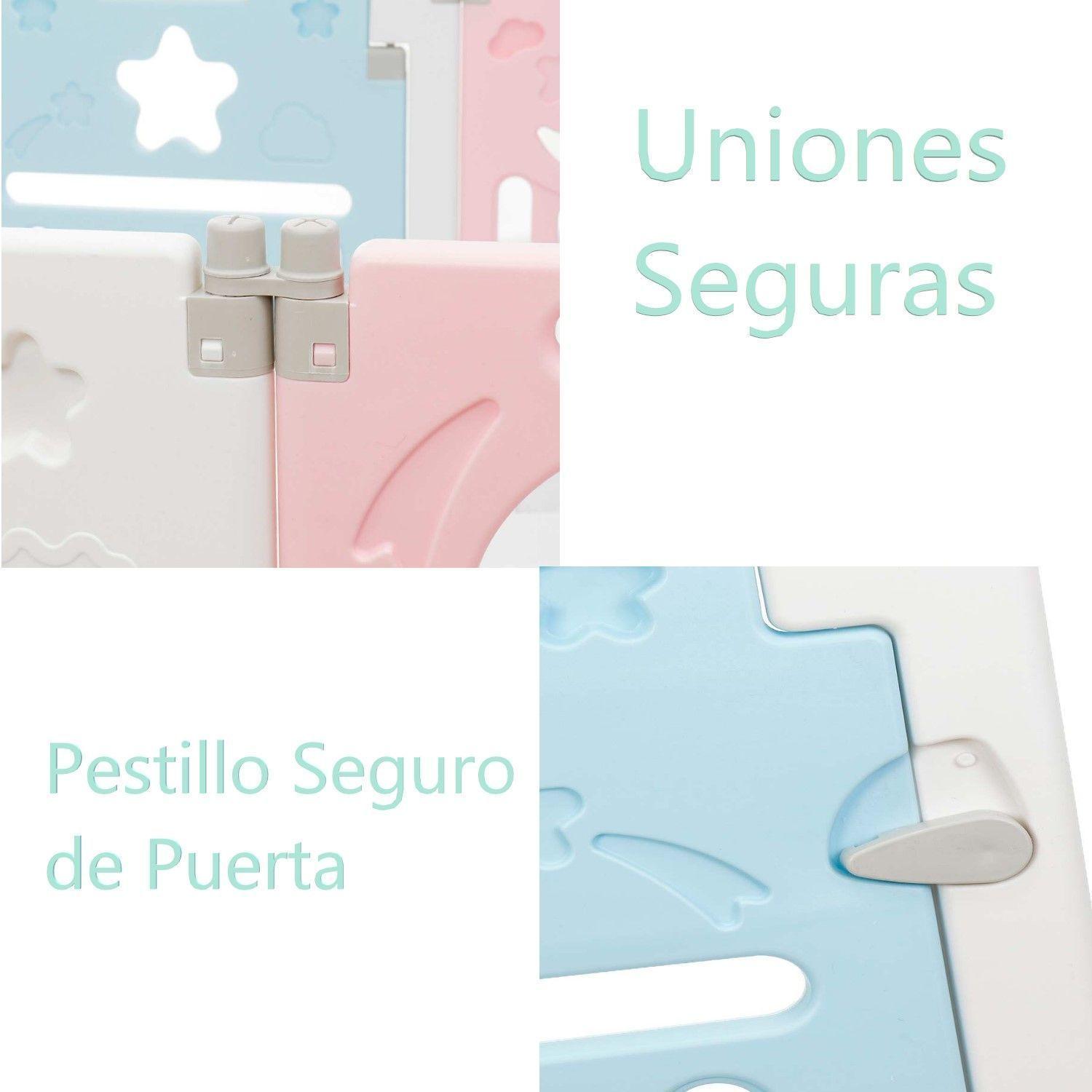 Corral de Seguridad Bebe Multiformas 8+2 Plegable Mixto-7