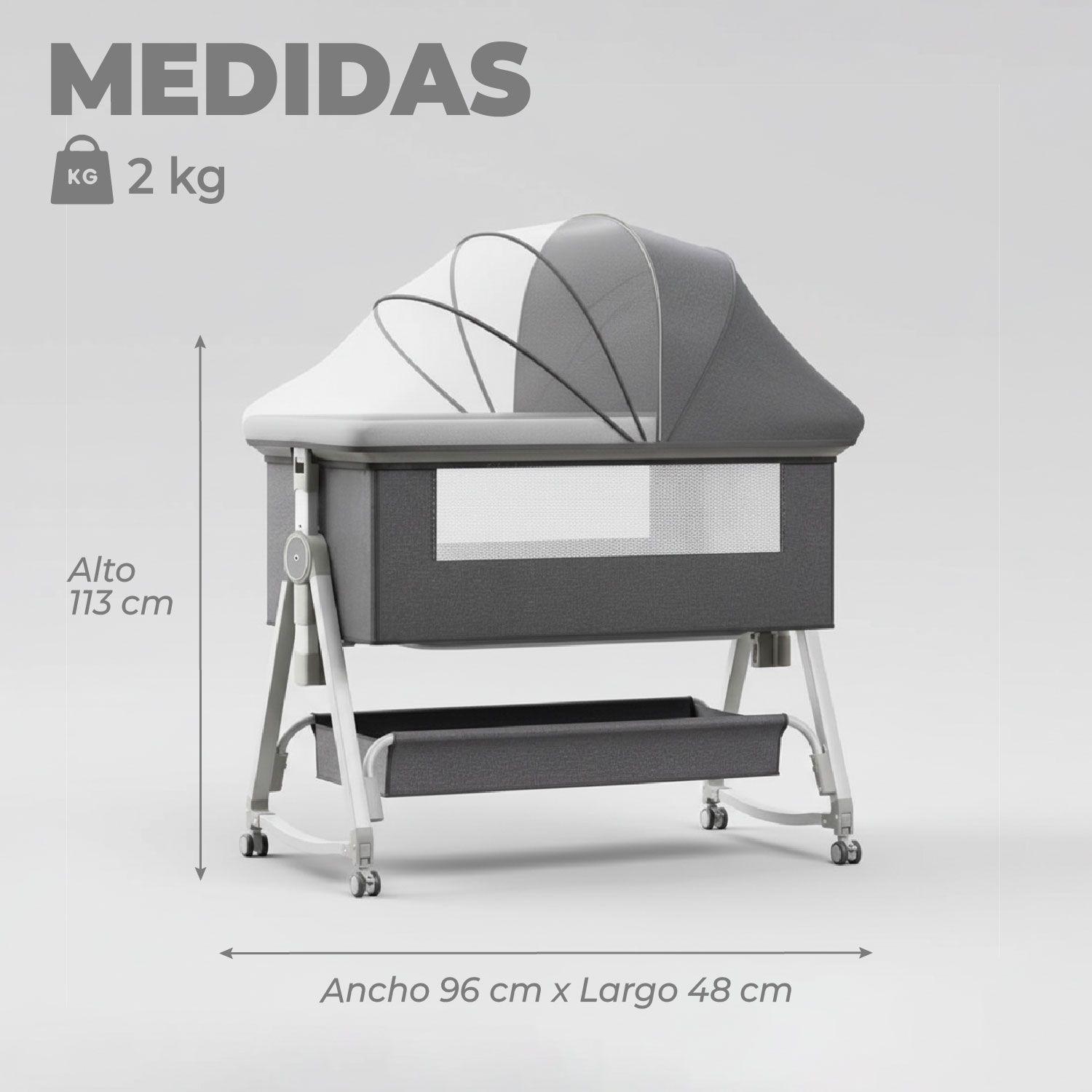 Cuna Colecho Moises Bebe Mecedora 4 Alturas  Safe&soft-2