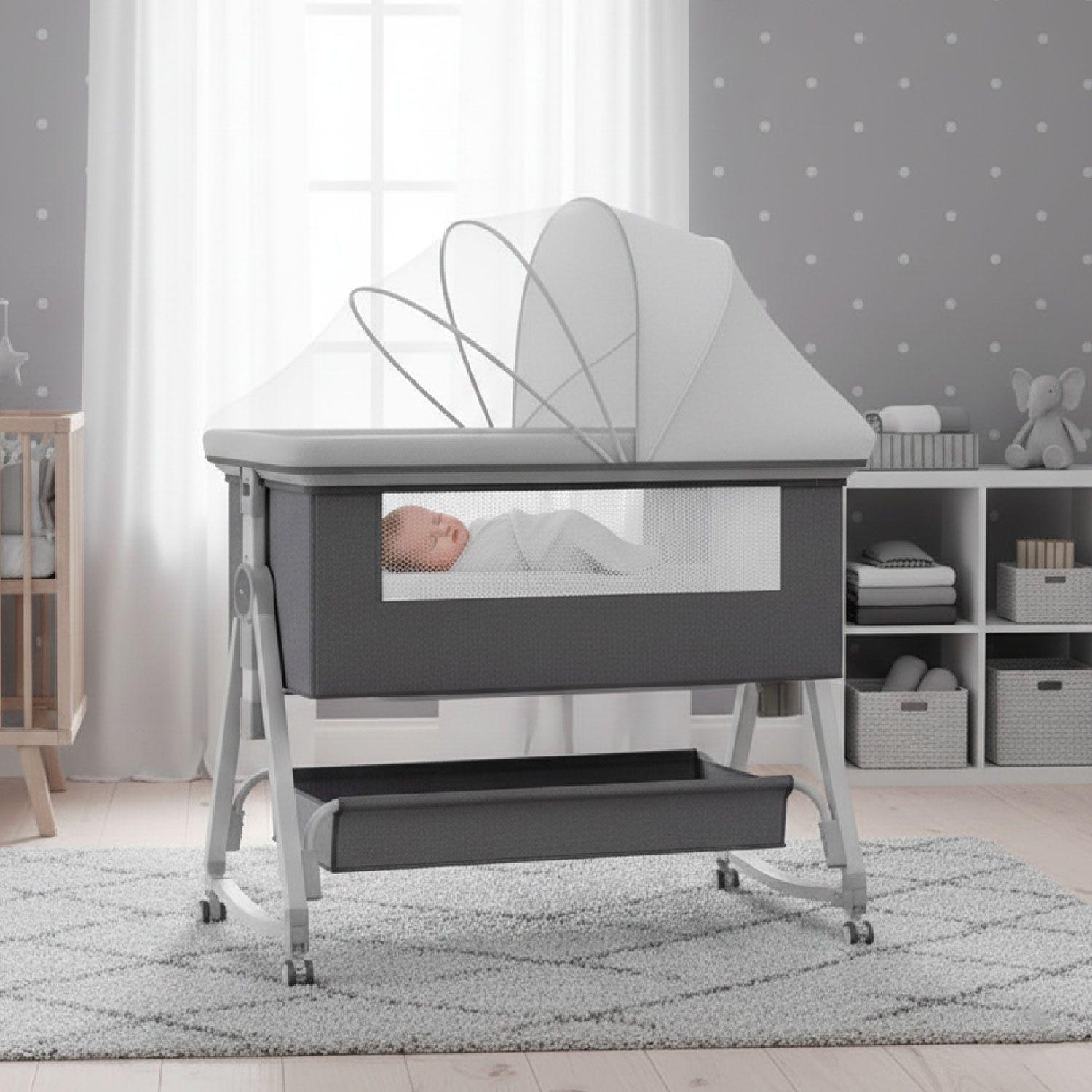 Cuna Colecho Moises Bebe Mecedora 4 Alturas  Safe&soft-4