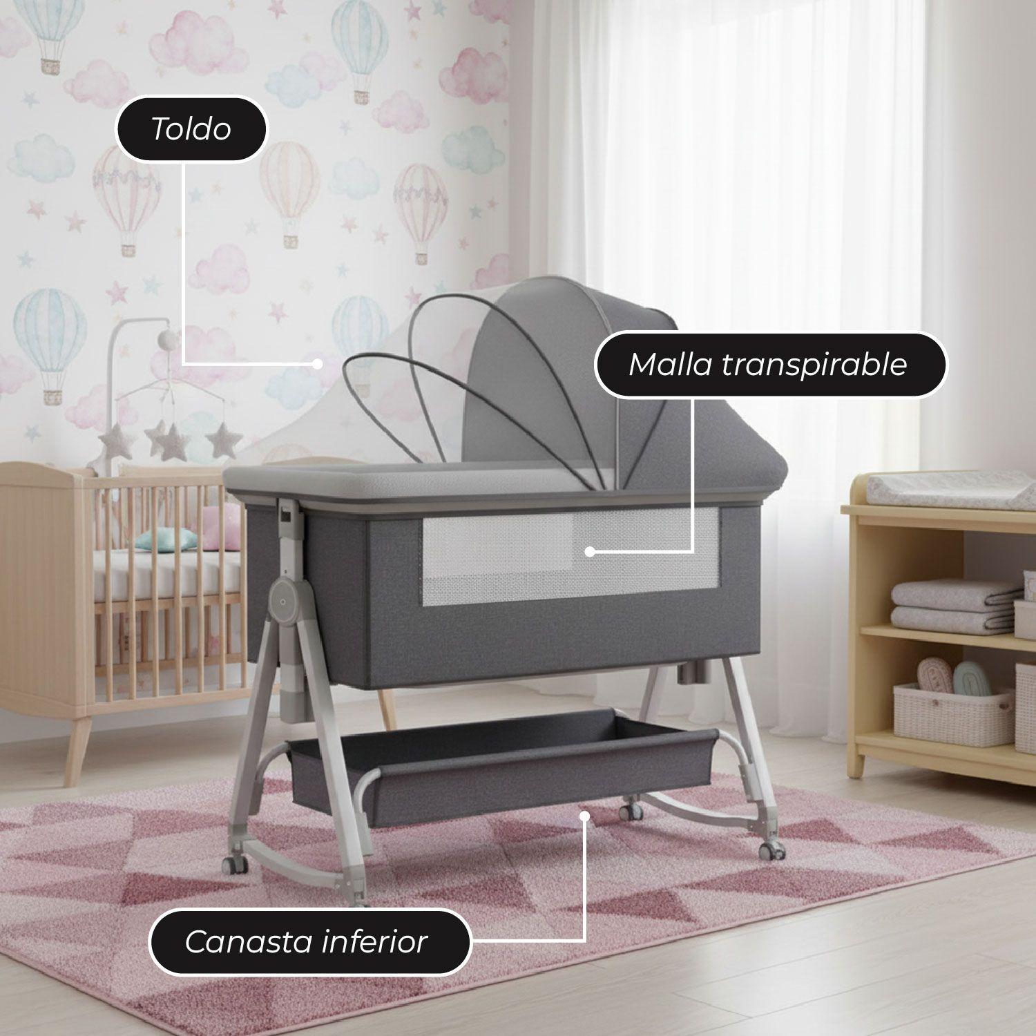 Cuna Colecho Moises Bebe Mecedora 4 Alturas  Safe&soft-5