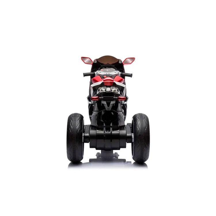 Moto Eléctrica Infantil con Música y Luz Color Rojo-3