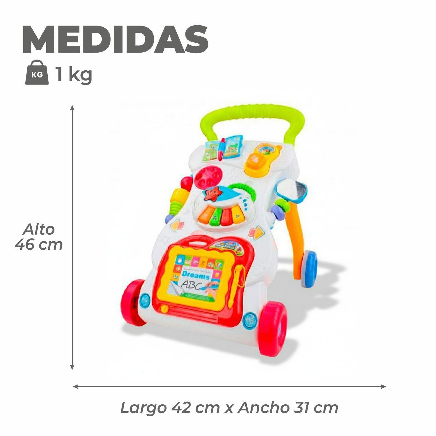 Caminadora Andador Correpasillos Musical Bebe-2