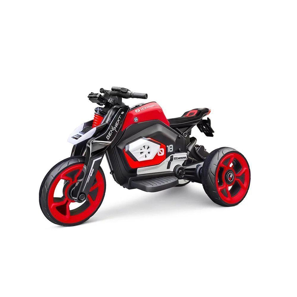 Moto Electrica Para Niños 3 Ruedas Luz y Sonido-0