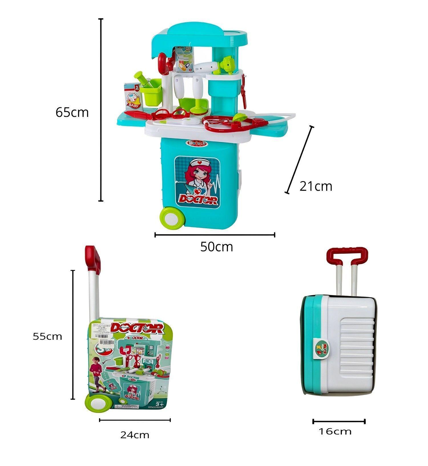 Juguete Set Maletin Simulador Doctor y Accesorios-2