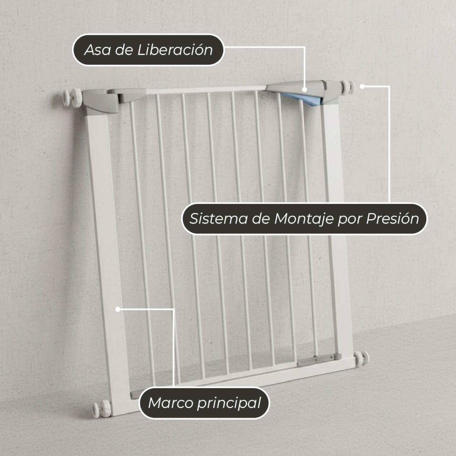 Reja de Seguridad Escalera Para Bebe y Mascotas 69 A 76 Cm.-5