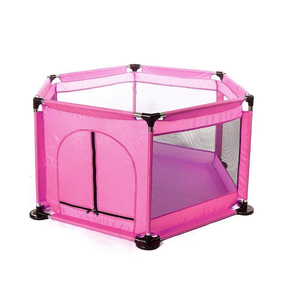 Corral Seguridad Bebe 50 pelotitas + Aro Basket-2