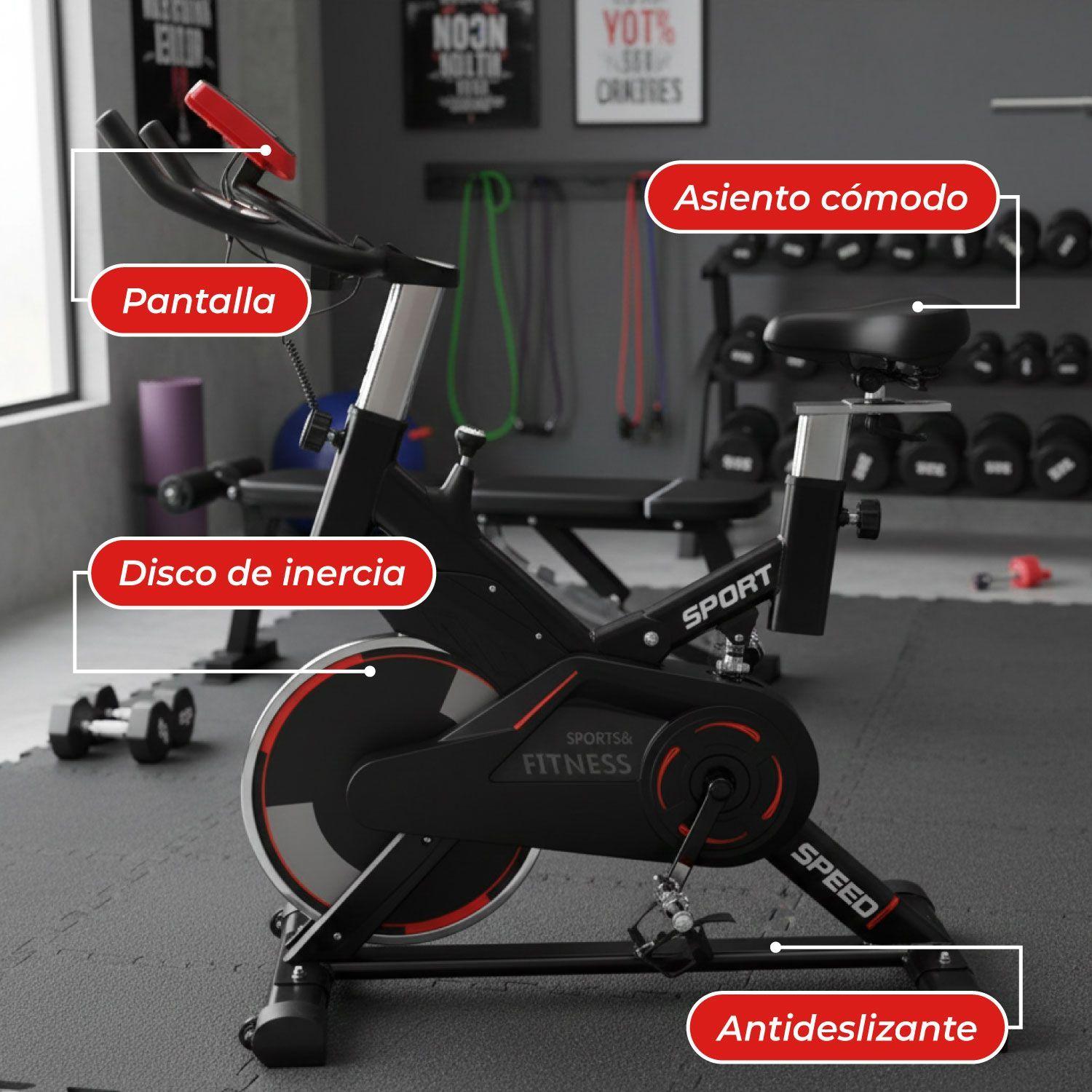 Bicicleta Spinning Profesional Q4 con Monitor-5