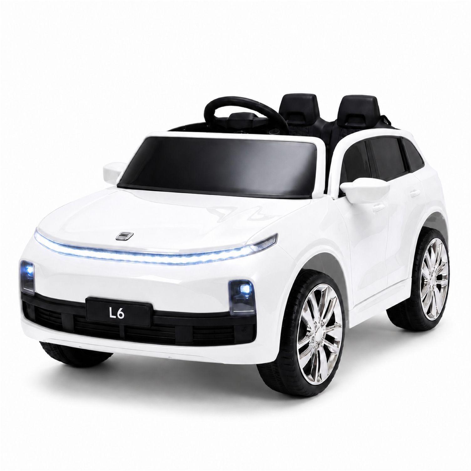 Auto Electrico Infantil Doble Asiento + Control Musica LED-0