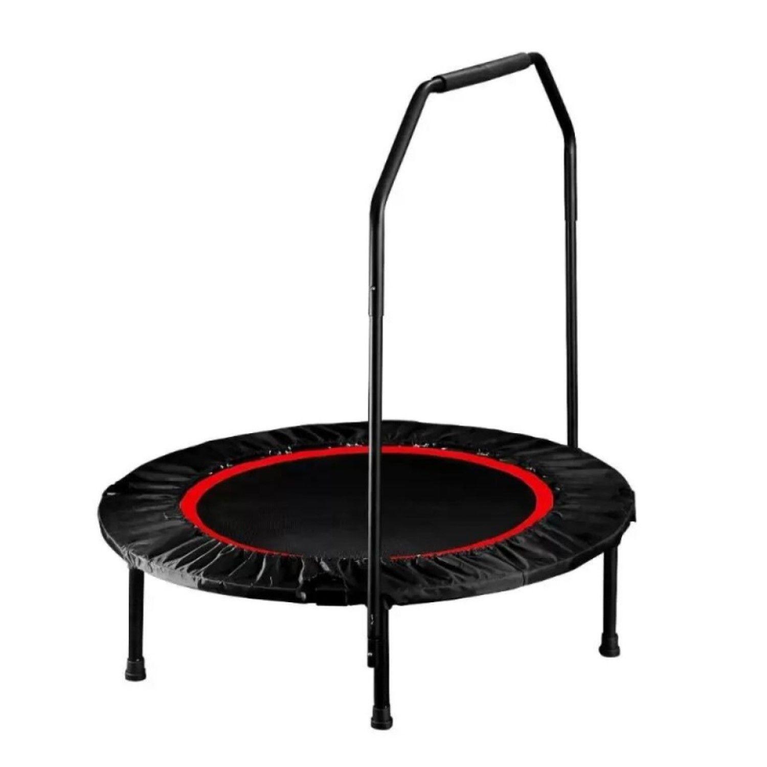 Trampolin con soporte 100 cm, saltarina con cobertor, Power Jump.-0