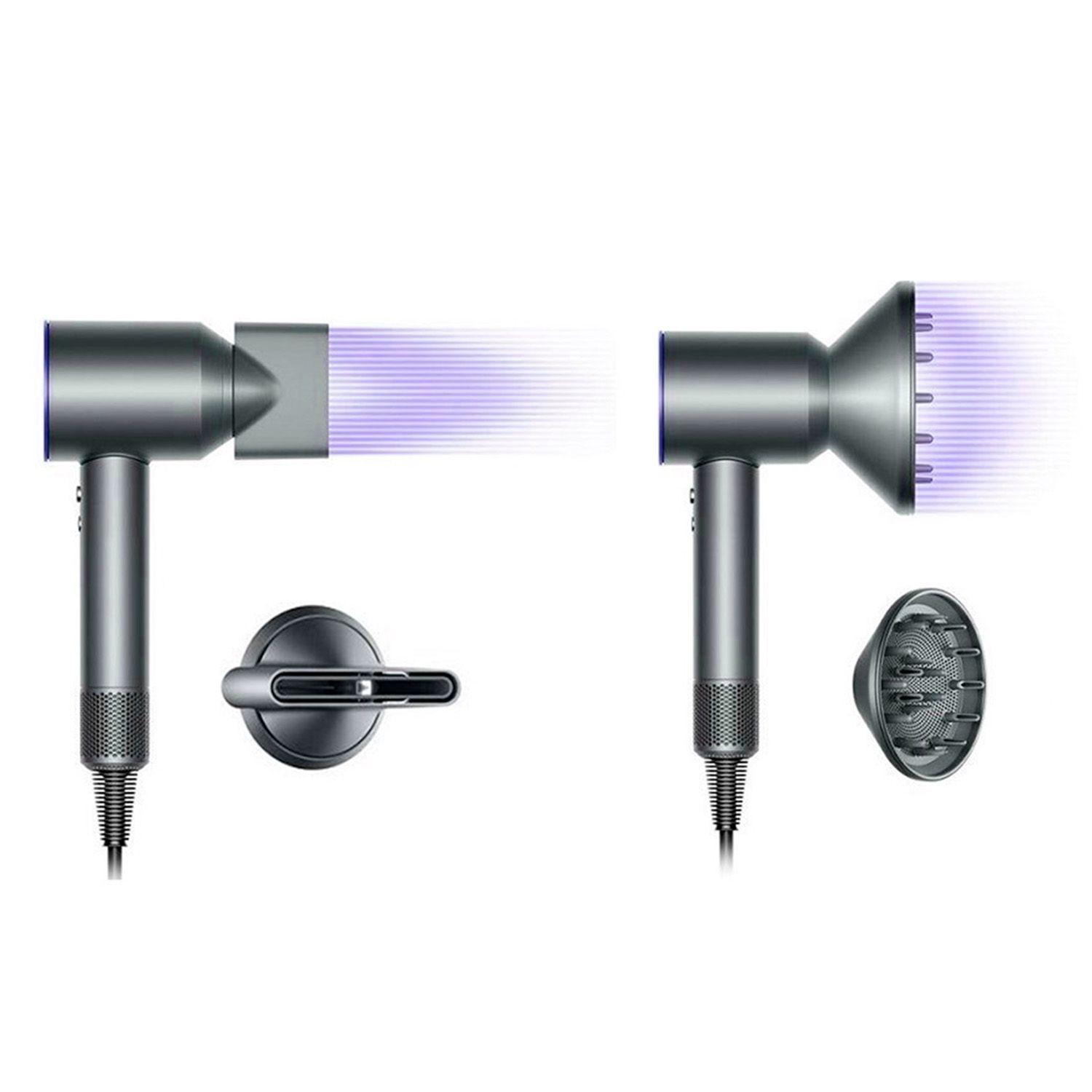 Secador De Pelo Tipo Dyson Supersonic Con Difusor Morado-6