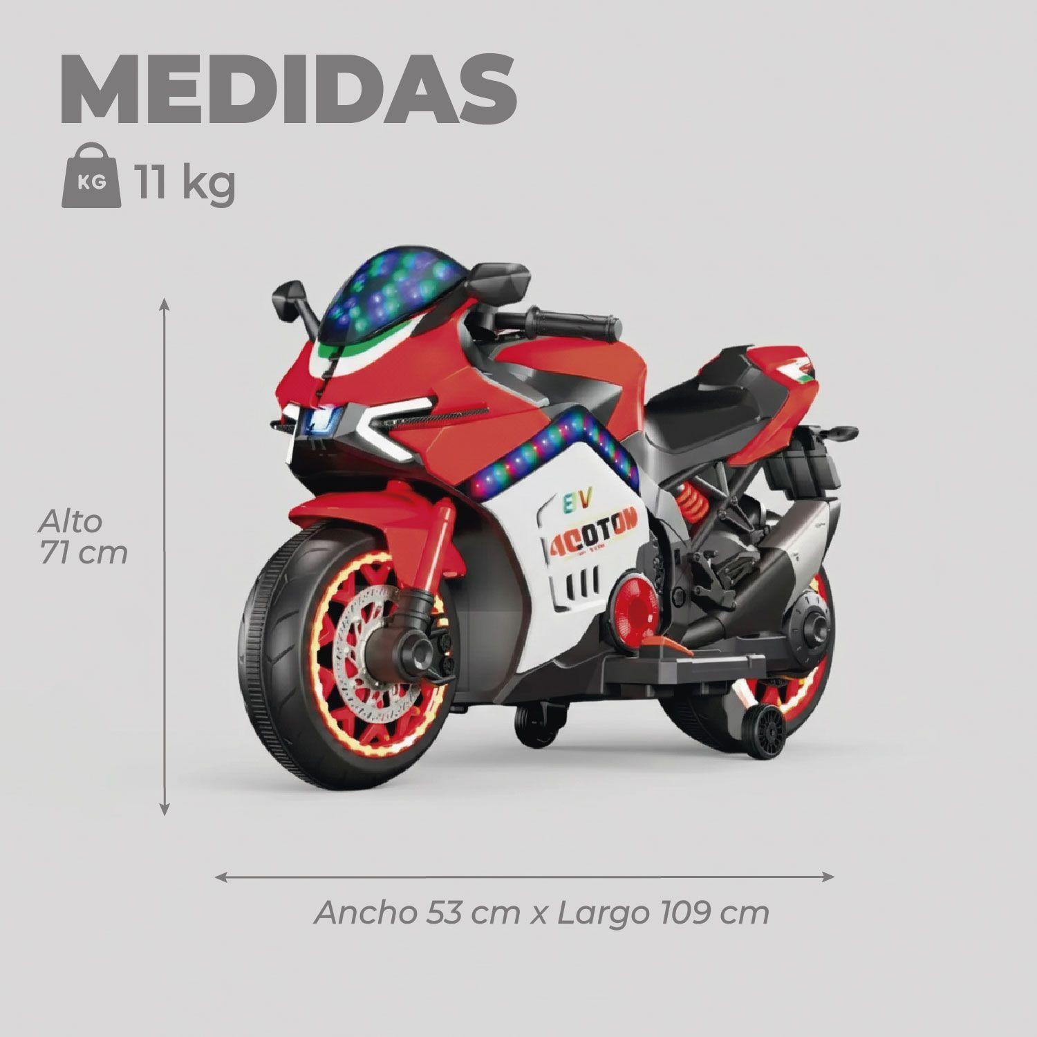 Moto Electrica Niño A Bateria Nitro Italy V8-2