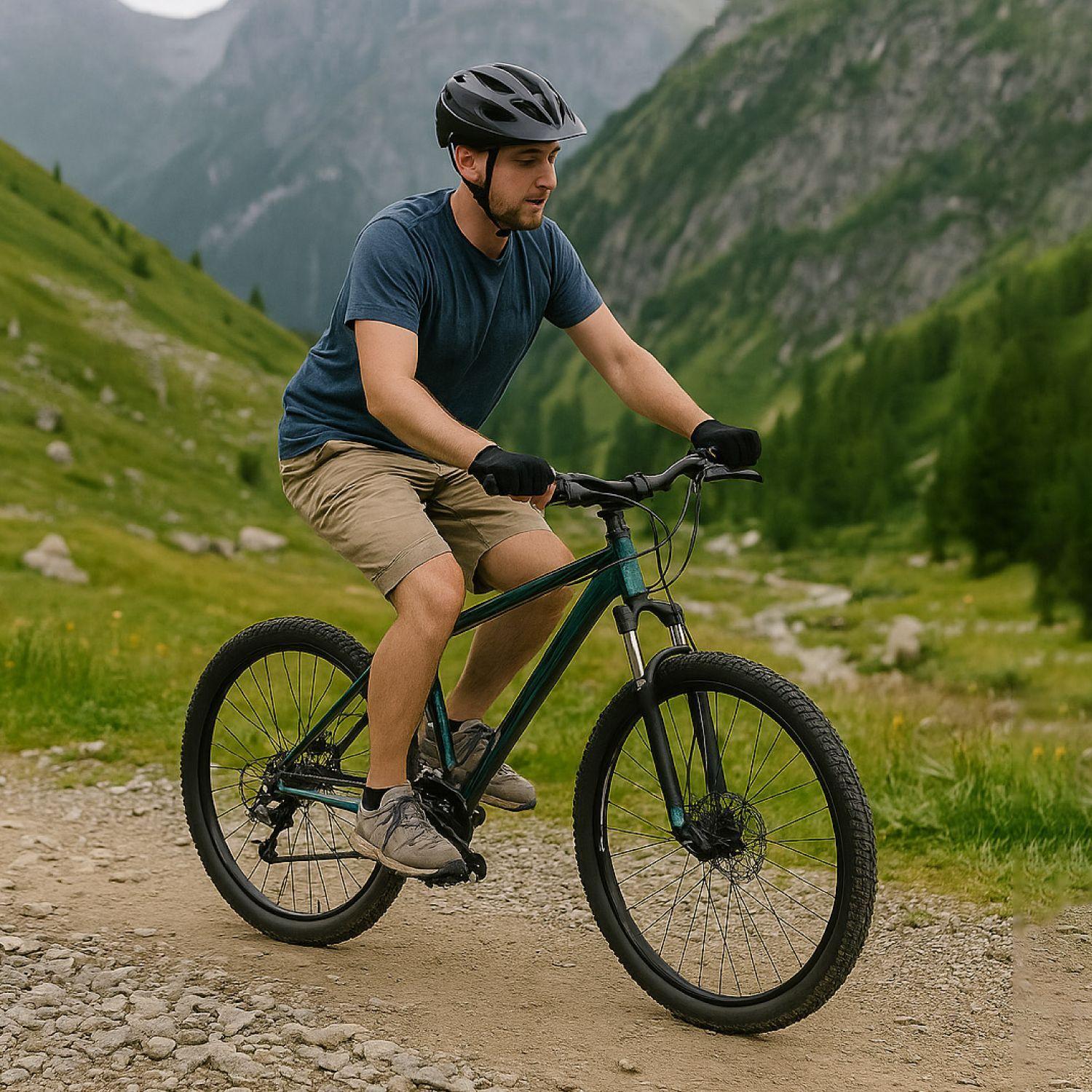 Bicicleta Aro 26 de Montaña Mtb Bitix electric Silver-4