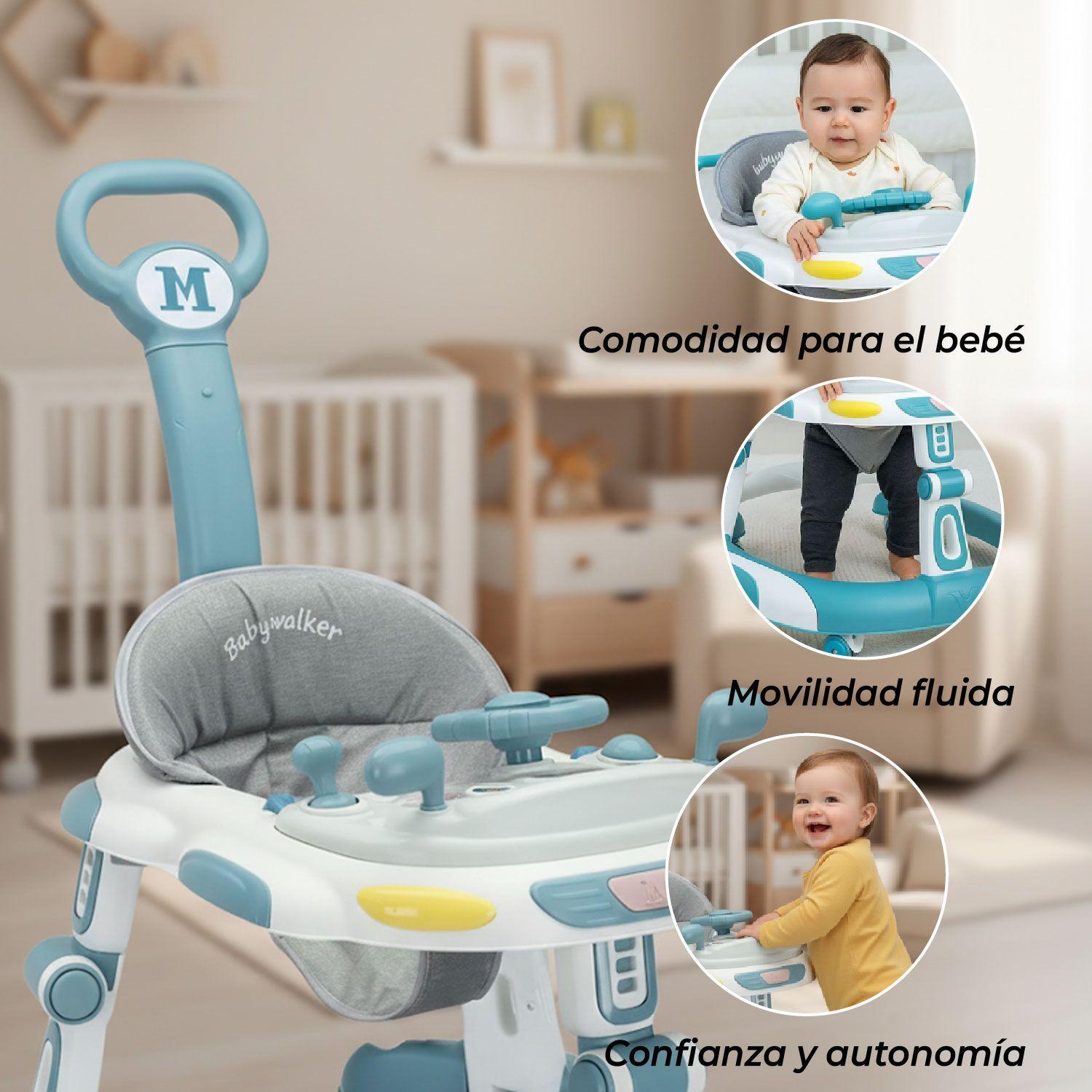 Andador Caminadora Bebe Plegable Autito con Sonido-3
