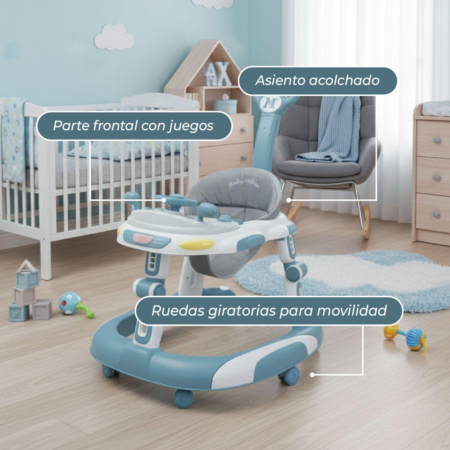 Andador Caminadora Bebe Plegable Autito con Sonido-5