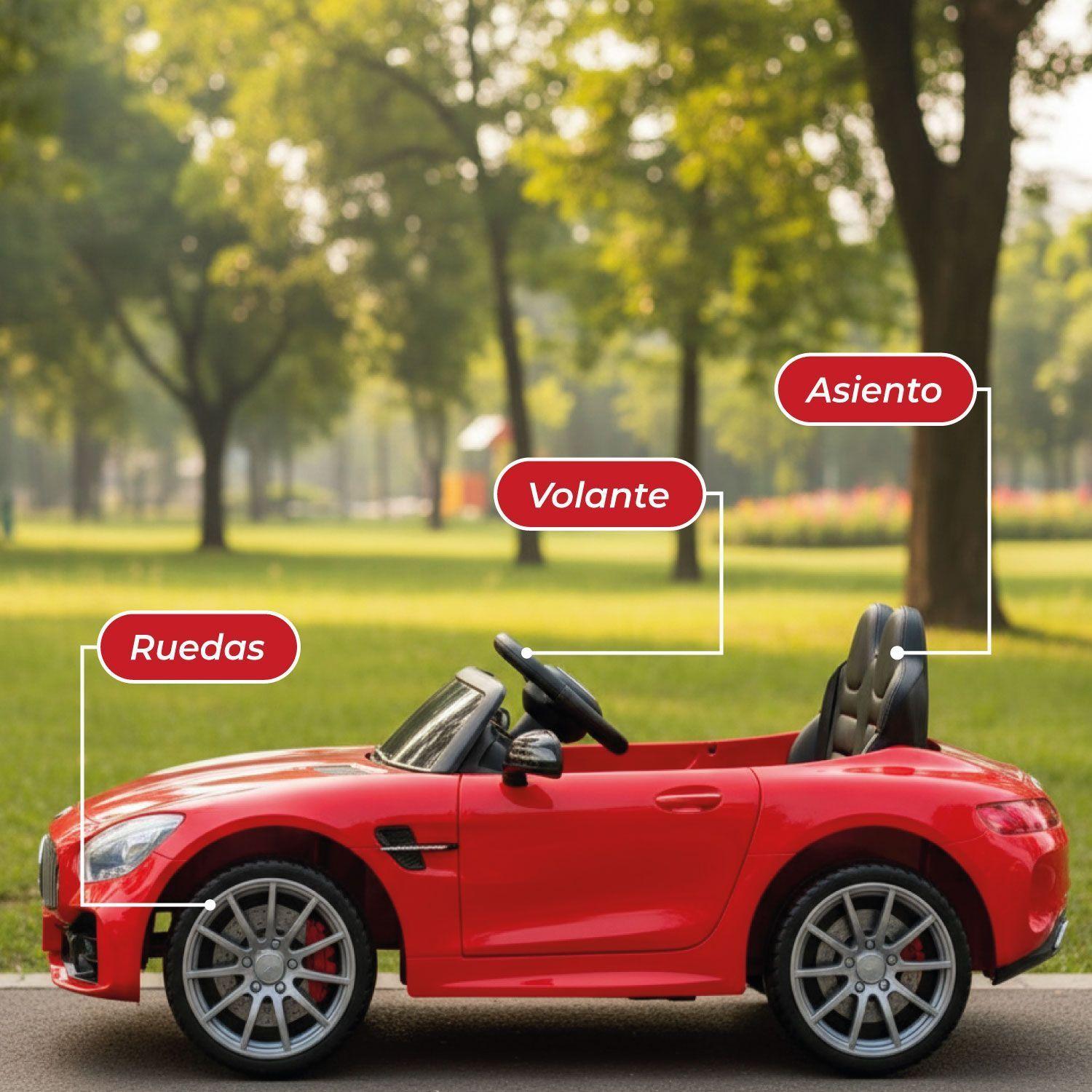 Auto Eléctrico 2 Asientos Mercedes GLC Control, Luz y Sonido-4