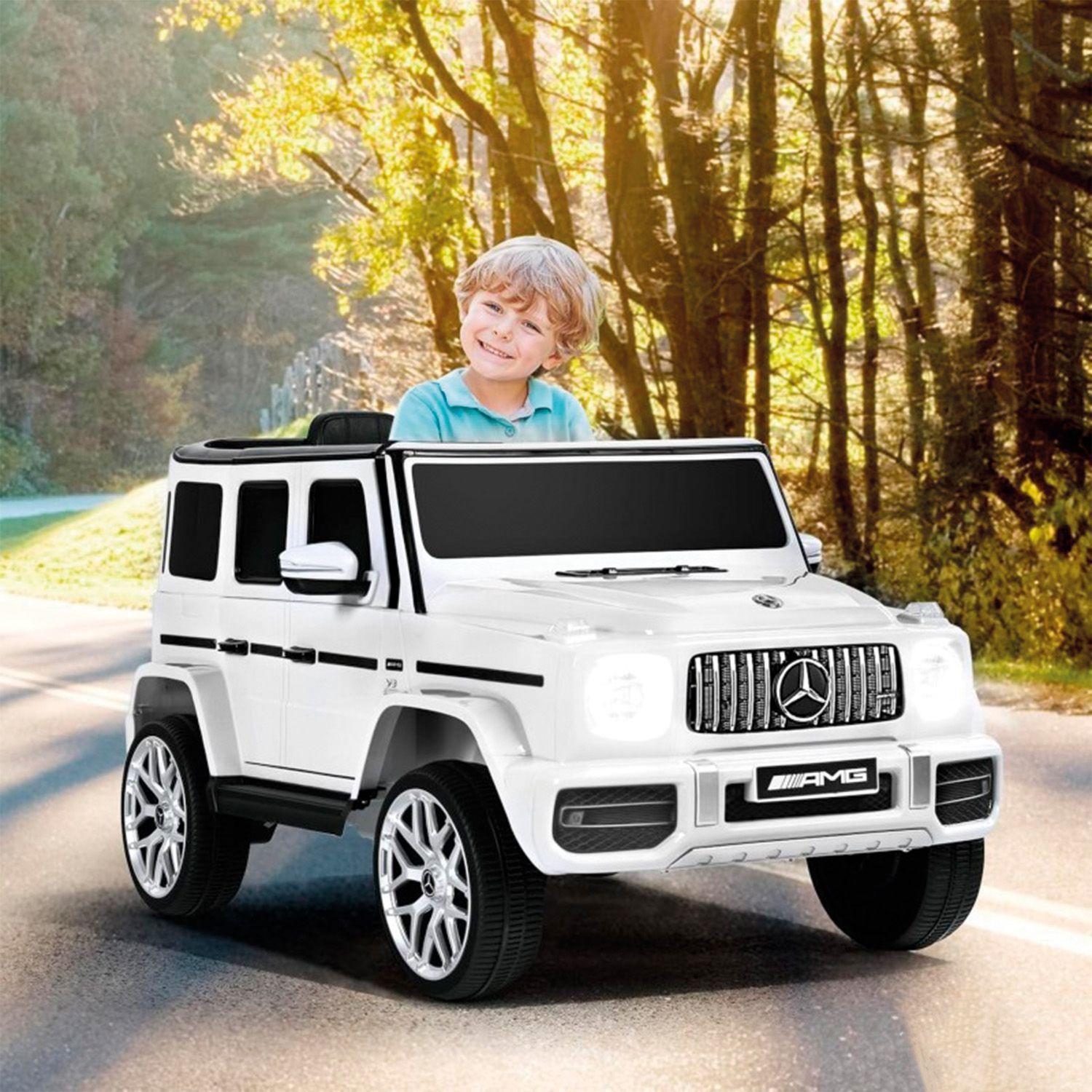 Jeep Eléctrico Xxl Mercedes Con Luz Sonido Y Control-5
