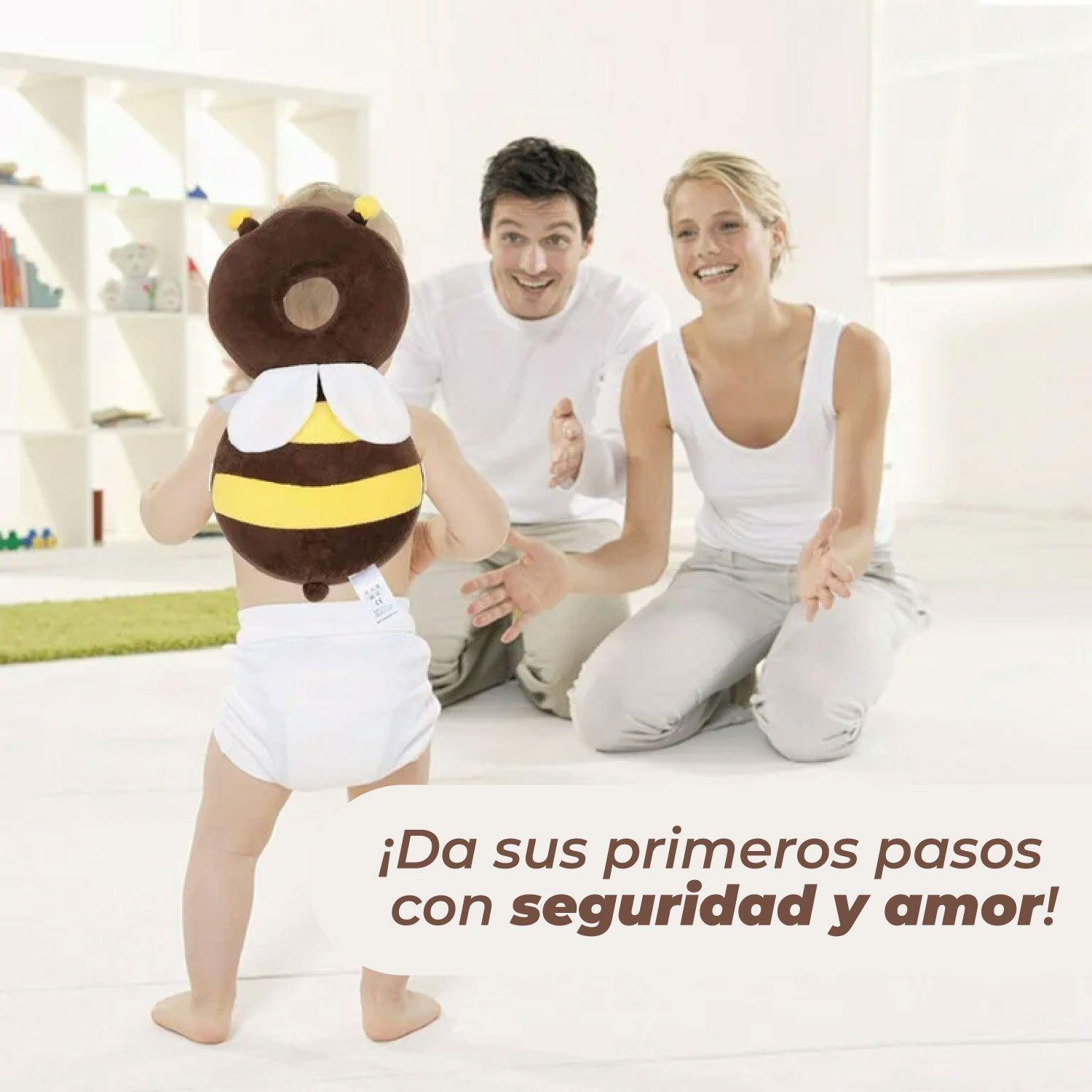 Mochila Protectora Cabeza Bebes Cojin Antigolpes Abejita -3