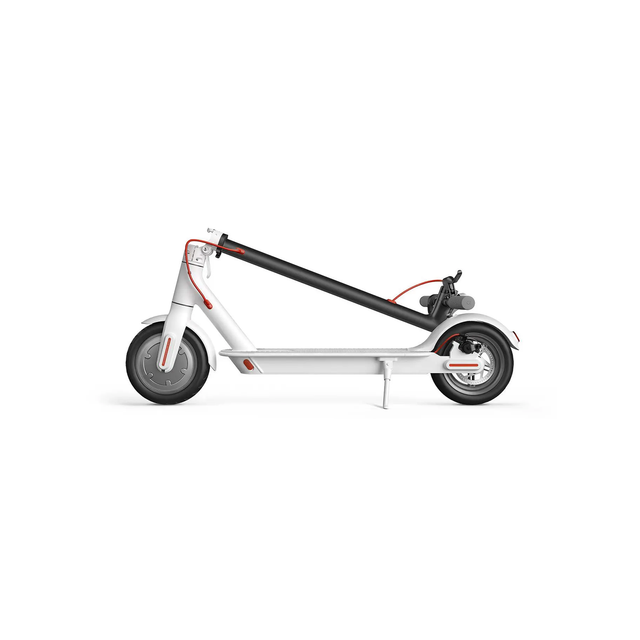 Scooter Eléctrico 500W Urbano Adulto Plegable Blanco-3