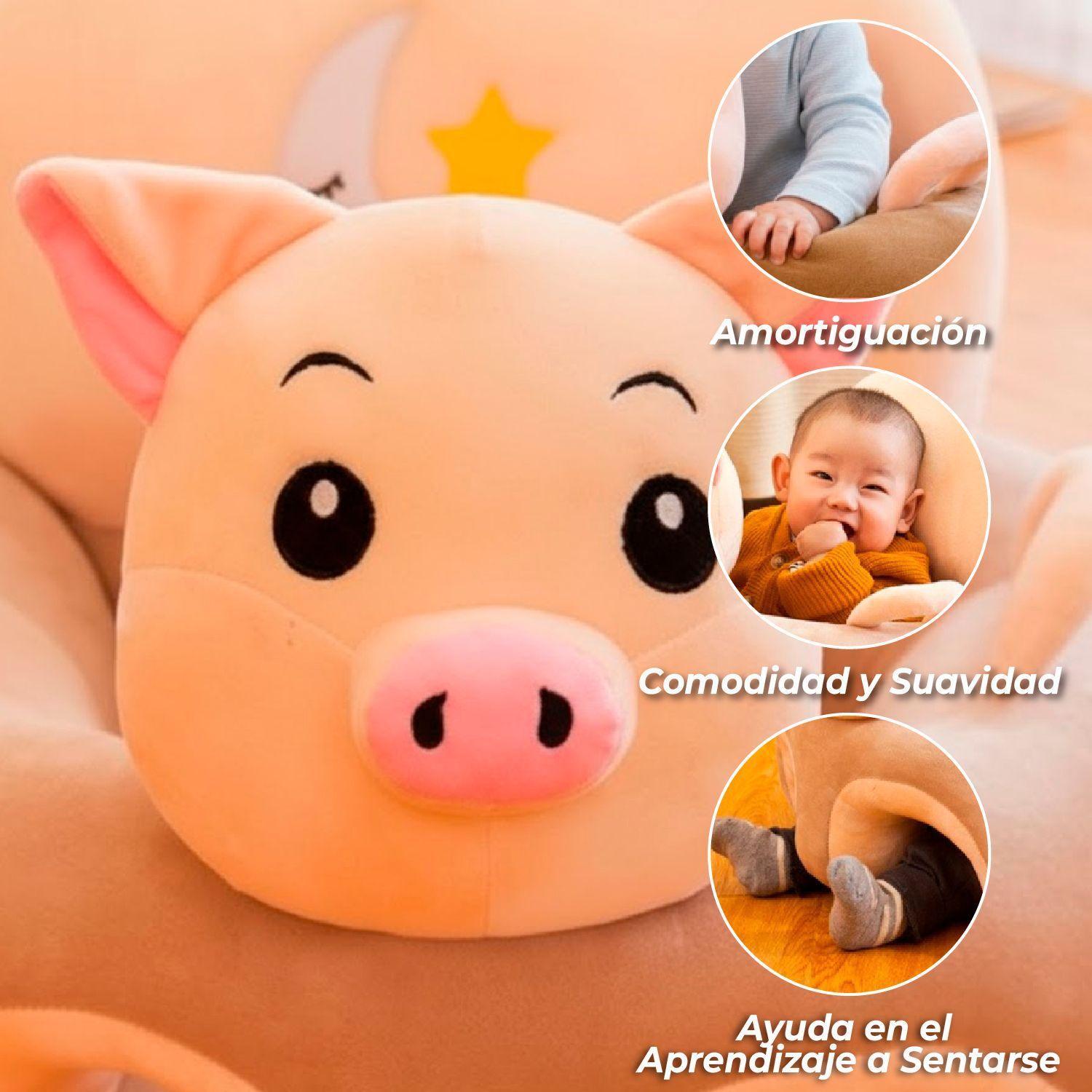 Cojin Asiento Bebe Seguridad Y Apoyo Cerdito-2