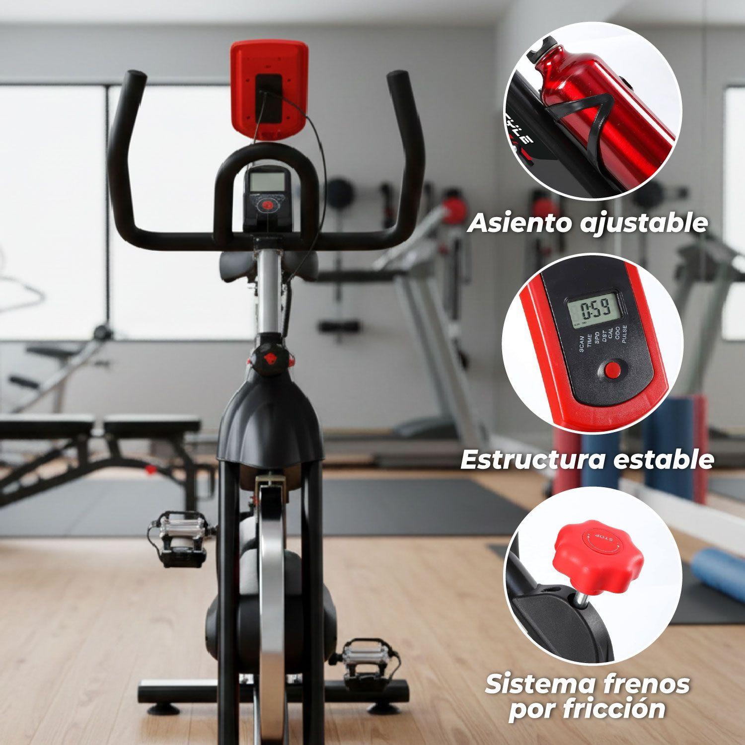 Bicicleta Spinning Estatica Q6 Pro 6 KG con Monitor-3