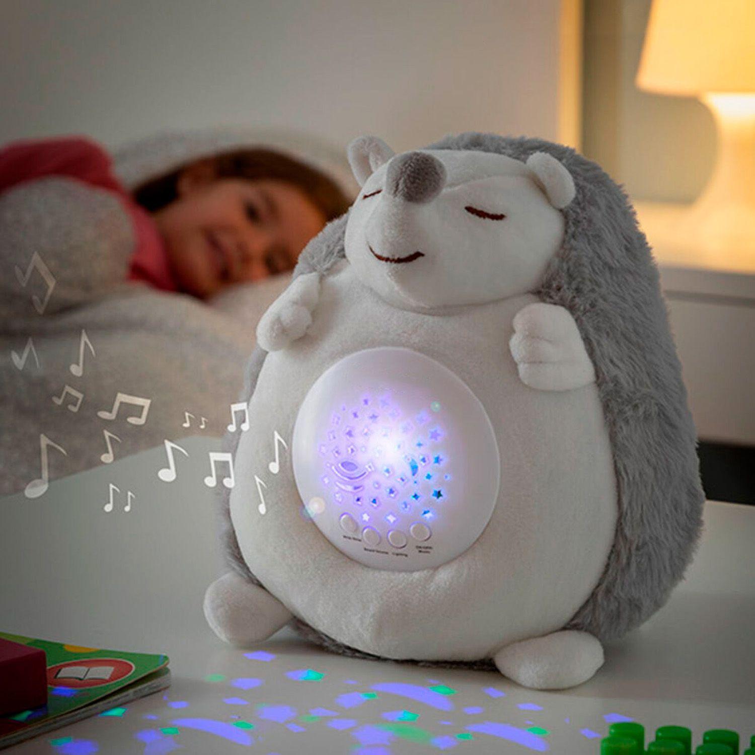 Peluche Sonido Ruido Blanco Luz Nocturna Erizo-5