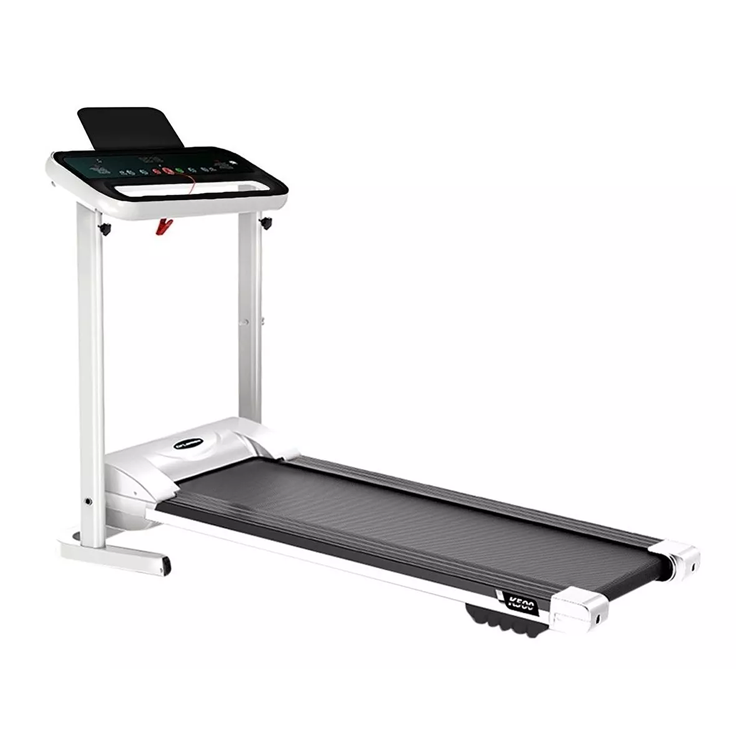 Trotadora Electrica K500 Plegable Super Compacta Blanca-0