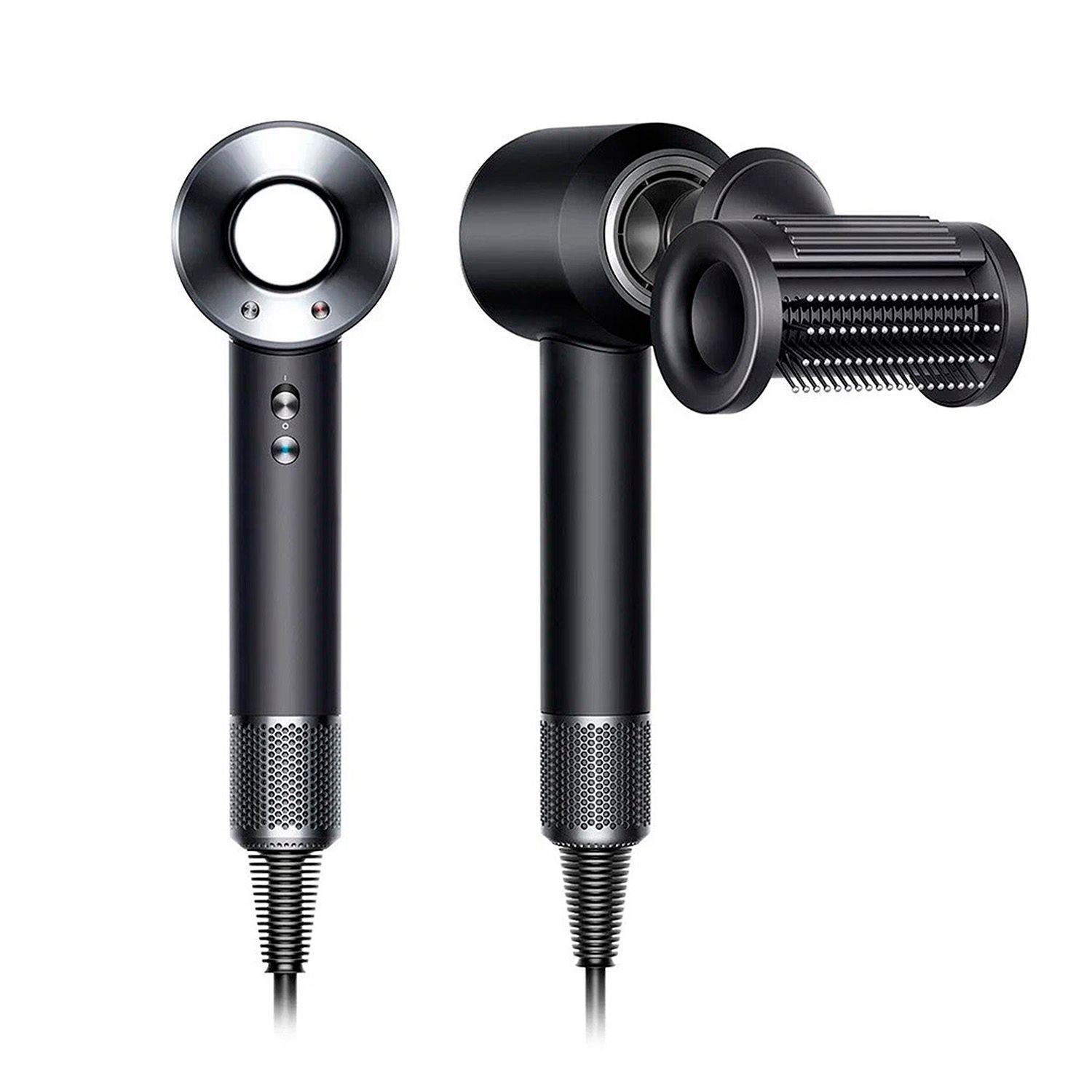 Secador De Pelo Tipo Dyson Supersonic Con Difusor Gris Cromado-5