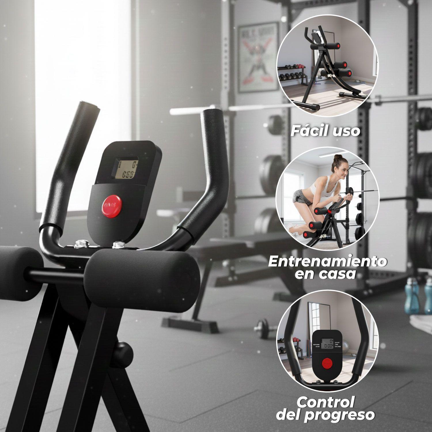MAQUINA ABDOMINAL SEMICURVA ERGONOMICA FITNESS SPORTIME-3