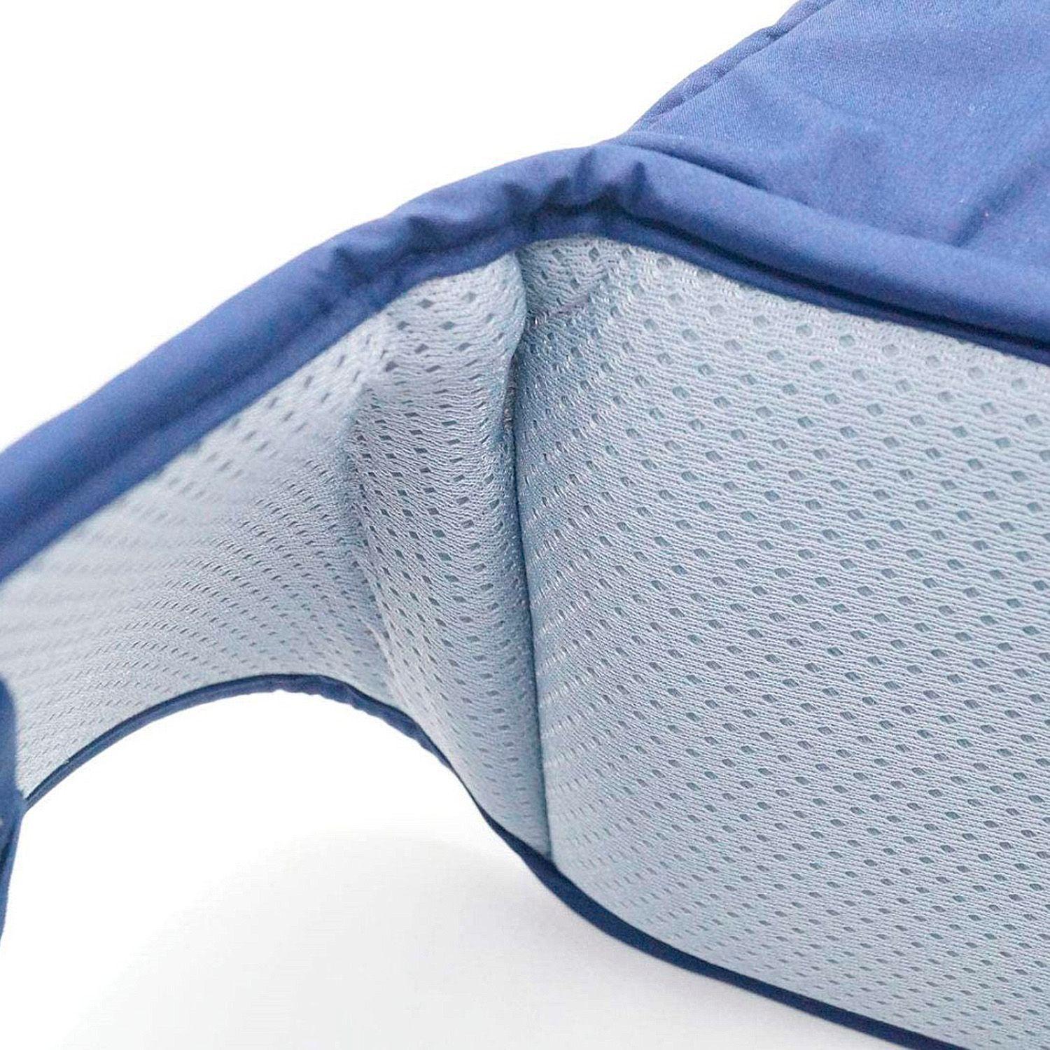 Portabebe Ergonomico con Soporte y Bolso Azul-3
