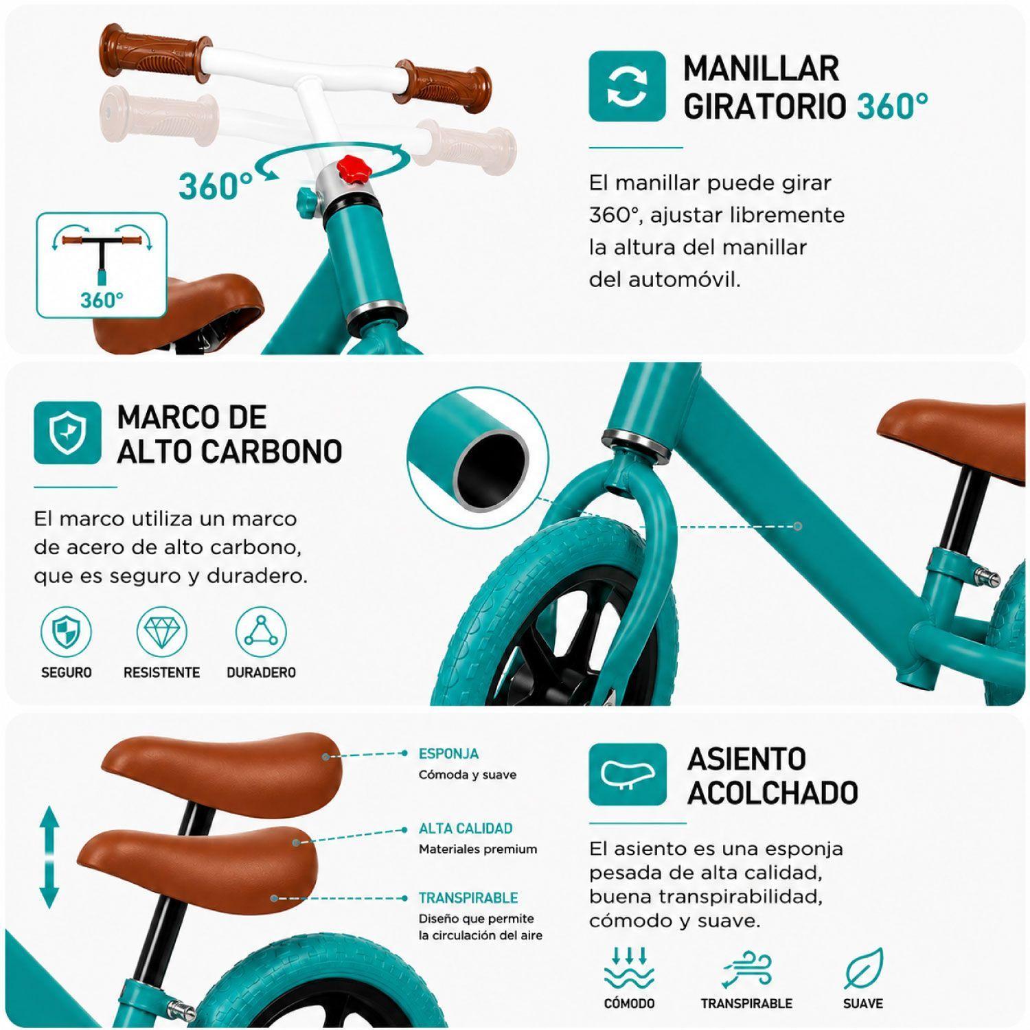 Bicicleta De Equilibrio Mini Bike Correpasillos Para Niños-3