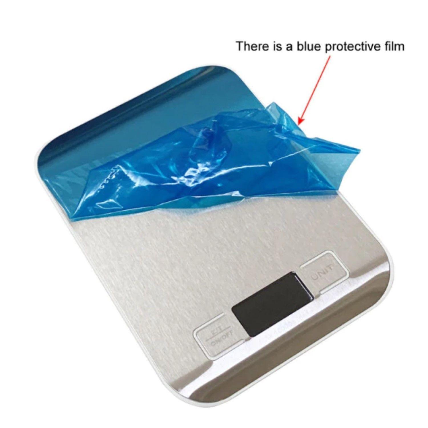 Pesa Balanza De Cocina Digital Acero Inoxidable 5 Kg Gris-4