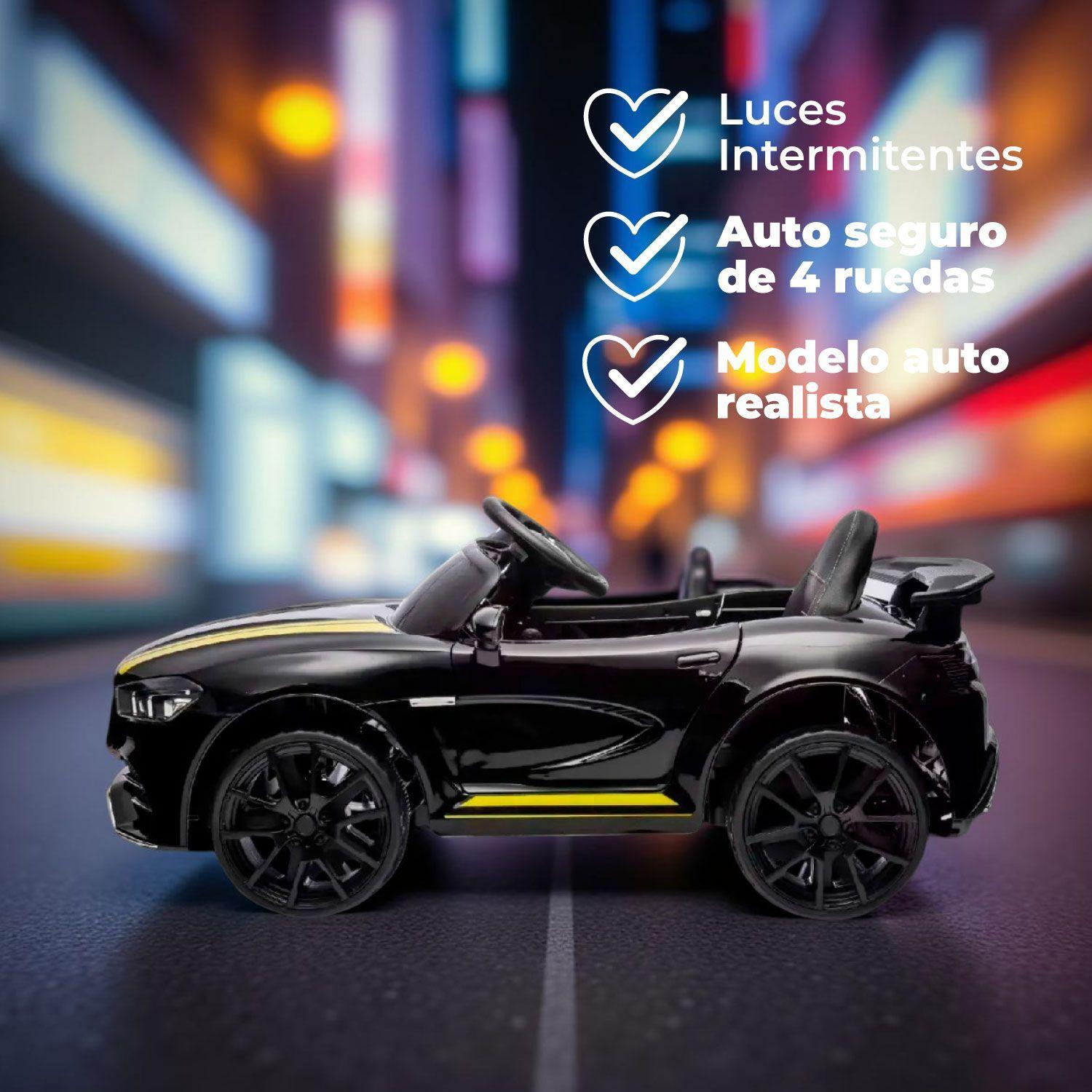 Auto Electrico Mercedes Con Control Remoto Luces y Sonido-3