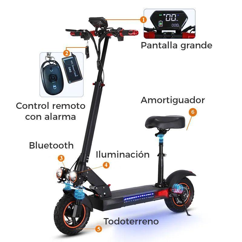 Scooter Electrico Travel Smart Con Asiento 35km 500w Mt.-2