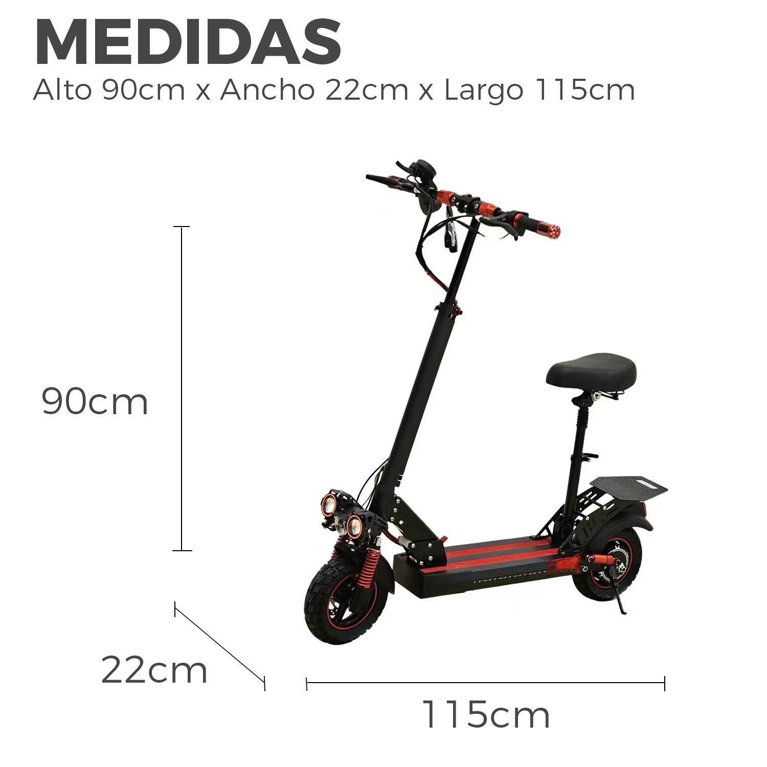 Scooter Electrico Travel Smart Con Asiento 35km 500w Mt.-3