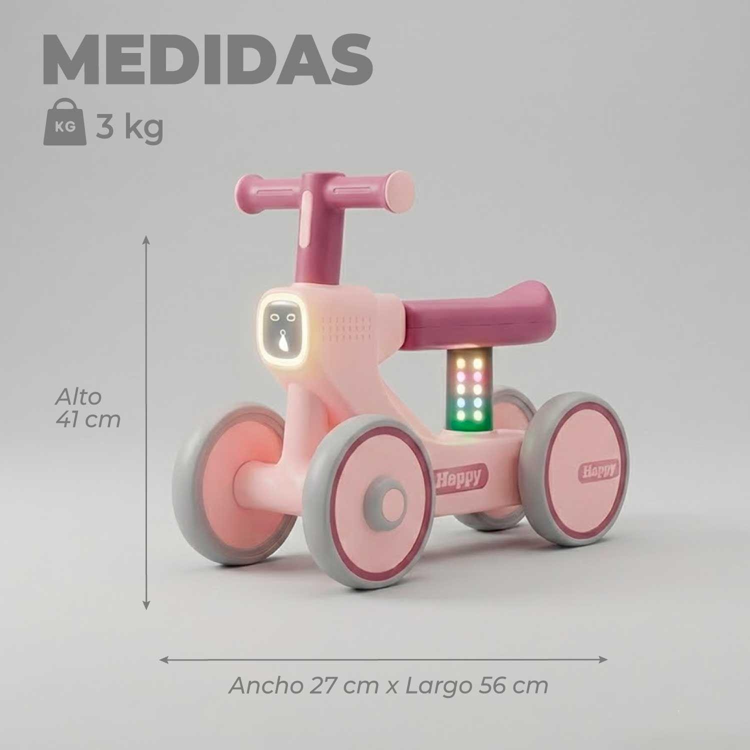 Bicicleta Equilibrio Para bebes con luces y sonido -2