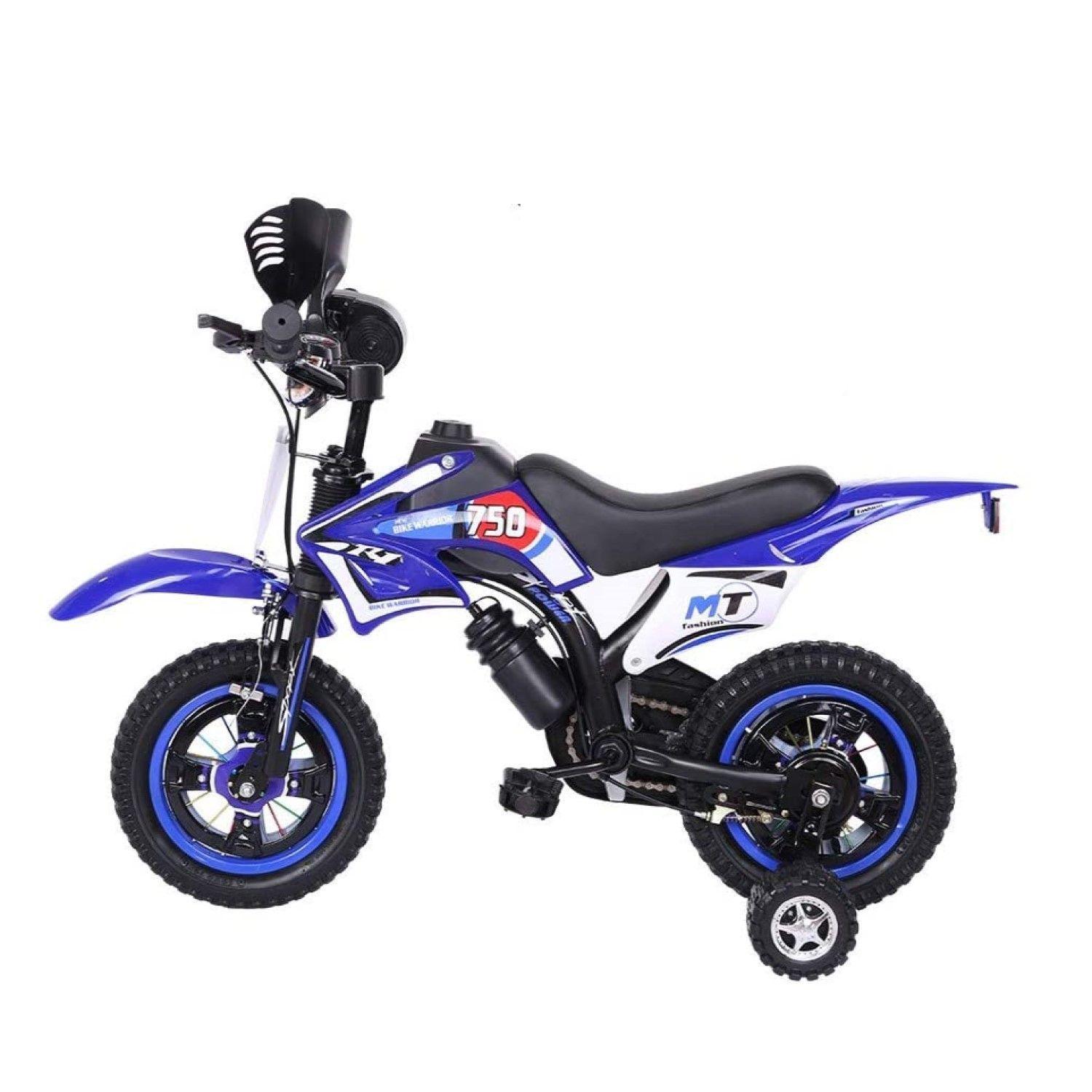 Bicimoto / Bicicleta con Sonidos Aro 12 Azul-1